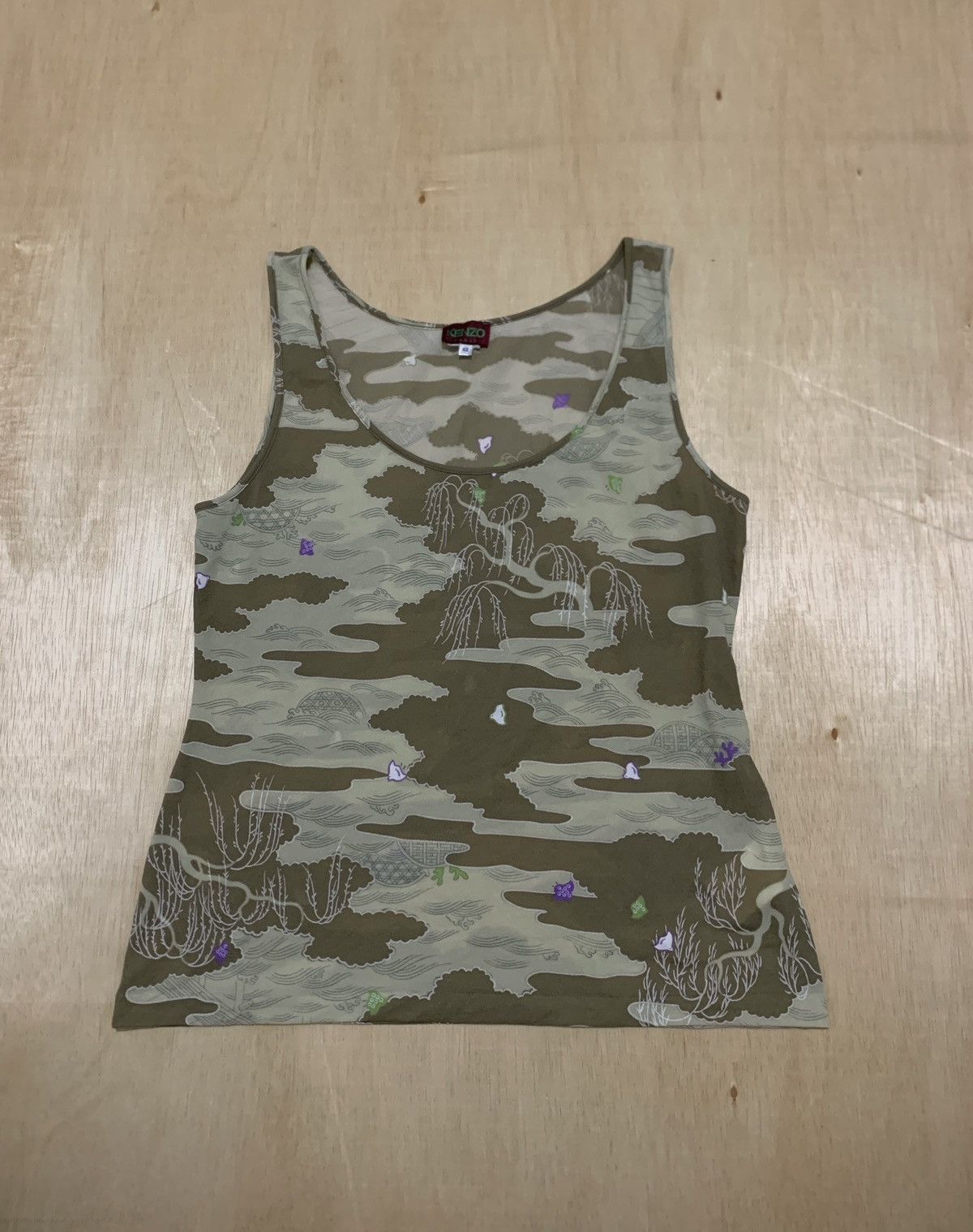 Japanese Brand × Kenzo × Vintage Vintage Kenzo Paris Tank tops Size M / US 6-8 / IT 42-44 - 1 Thumbnail