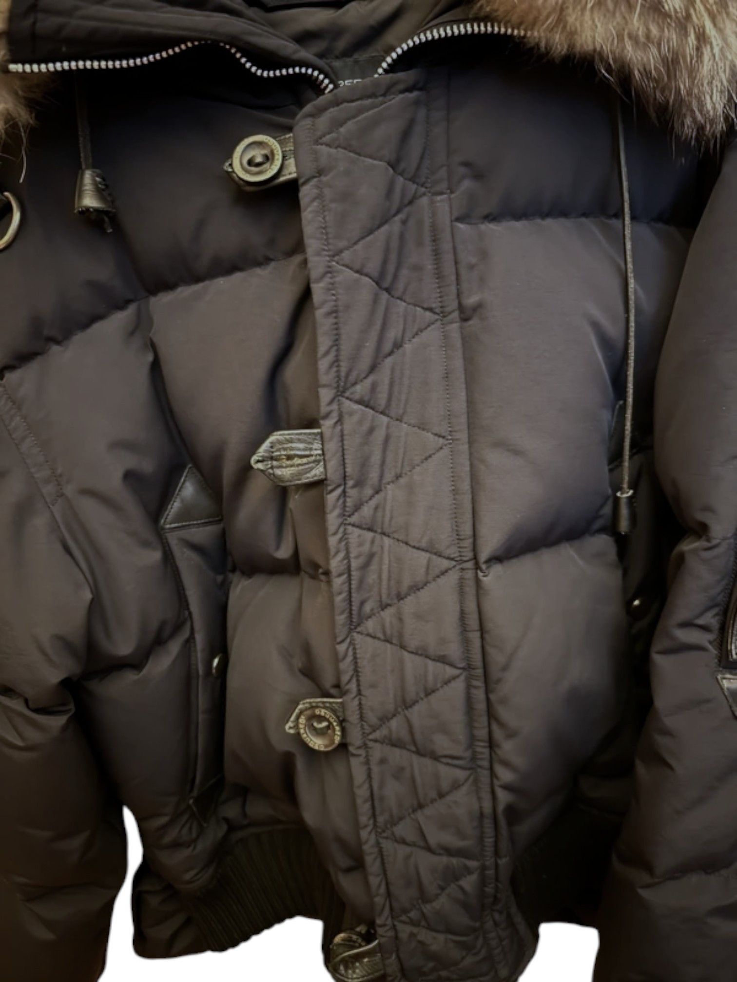 Dsquared2 Dsquared² “Mother Fluff” Down Jacket with Fur Hood – Size 48 Size US M / EU 48-50 / 2 - 4 Thumbnail