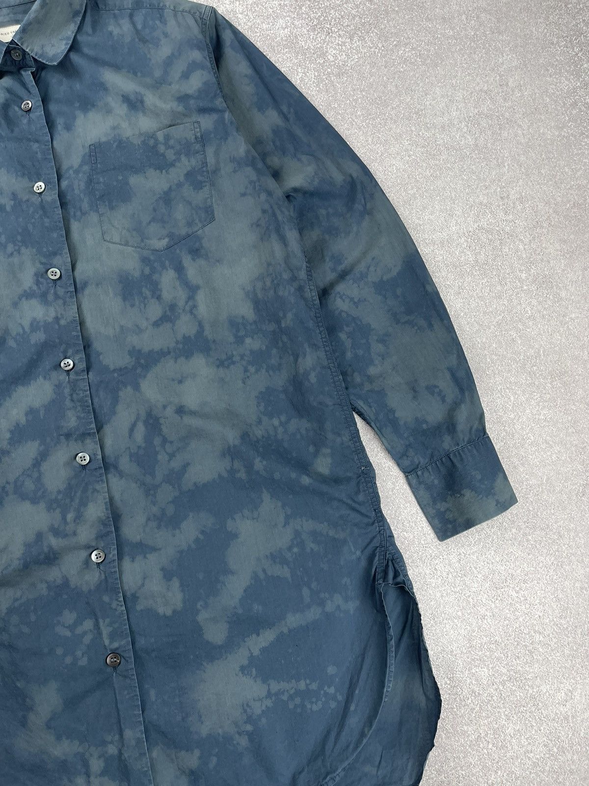 Dries Van Noten Dries Van Noten Custom Tie Dye Dress Long Sleeve Shirt Size S / US 4 / IT 40 - 4 Thumbnail