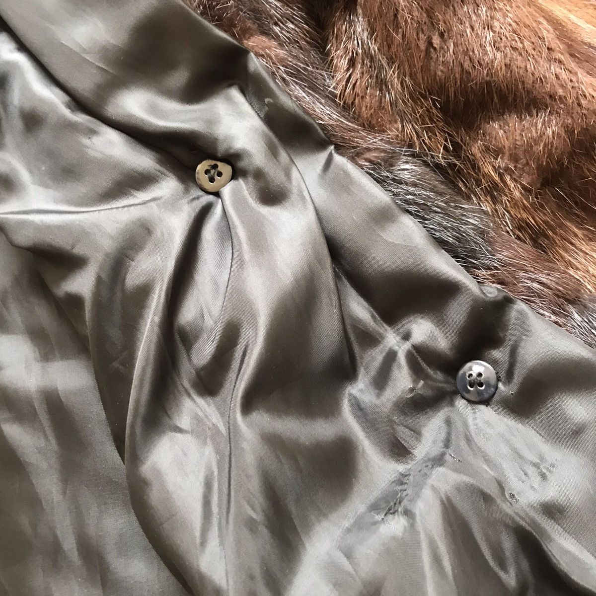 Vintage Vintage Y2K Faux Fur Jacket Dark Brown Glamour Oversized L Size L / US 10 / IT 46 - 9 Thumbnail