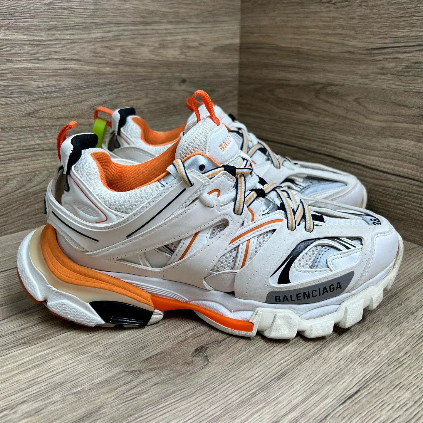 Balenciaga Balenciaga Track sneakers in white and orange, Size US 8 / IT 38 - 3 Thumbnail