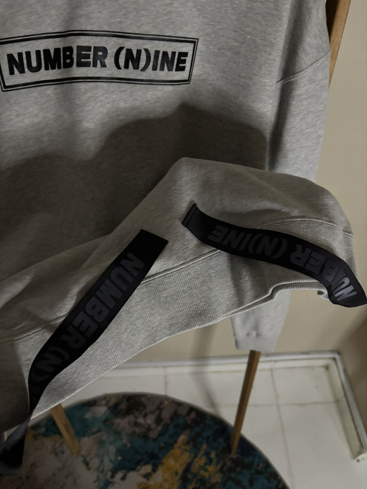 Japanese Brand × Number (N)ine Number nine bar logo Sweatshirt Size US M / EU 48-50 / 2 - 3 Thumbnail