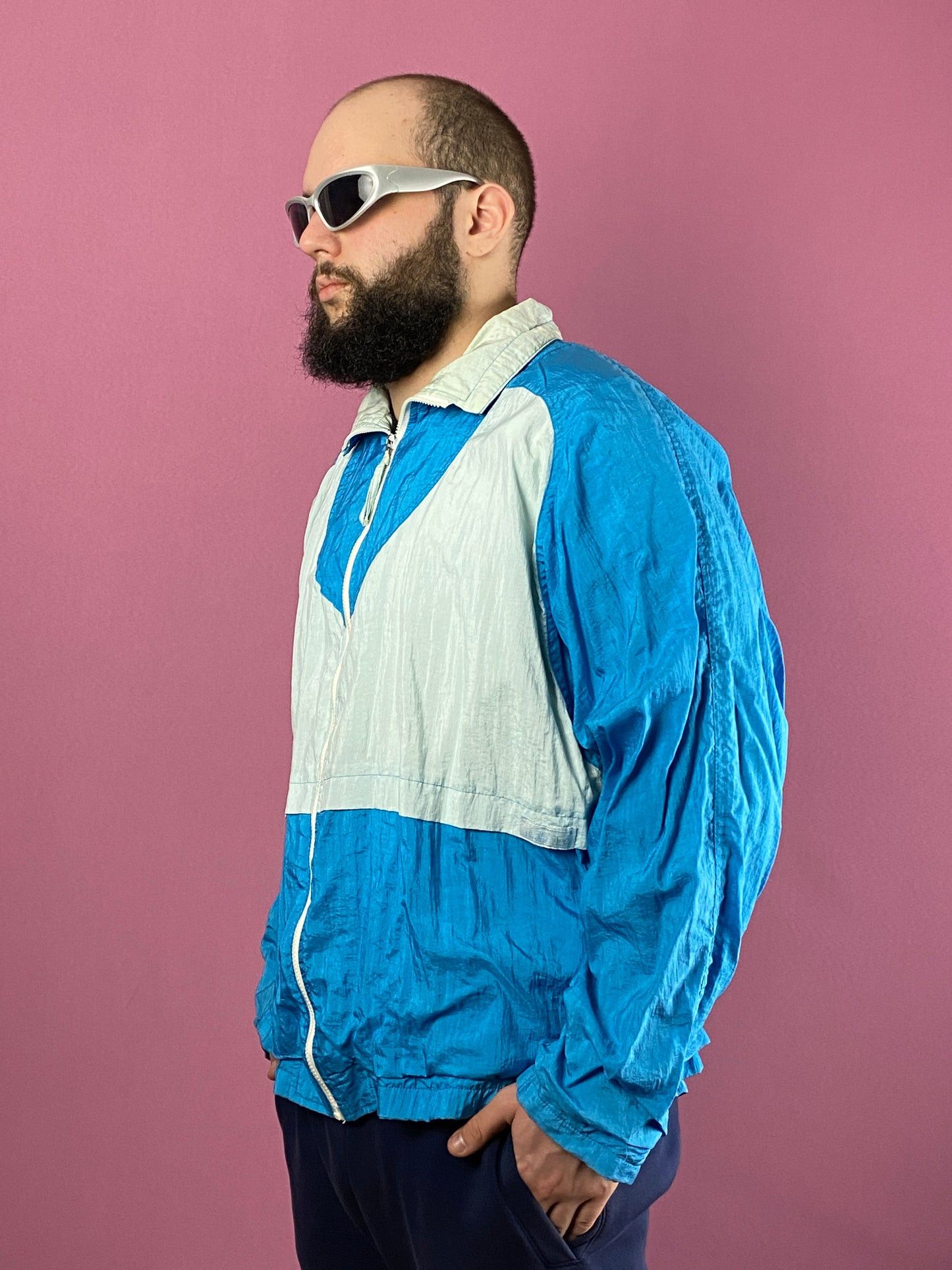 Vintage 90s Take Two Vintage Men's Windbreaker Jacket - L Size US L / EU 52-54 / 3 - 2 Thumbnail