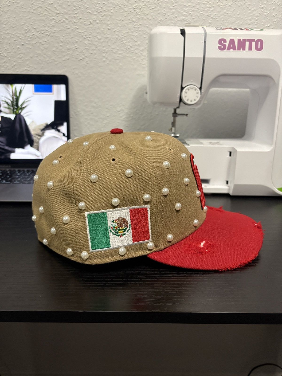 New Era New Era Santo Custom Mexico Fitted Hat Size ONE SIZE - 3 Thumbnail