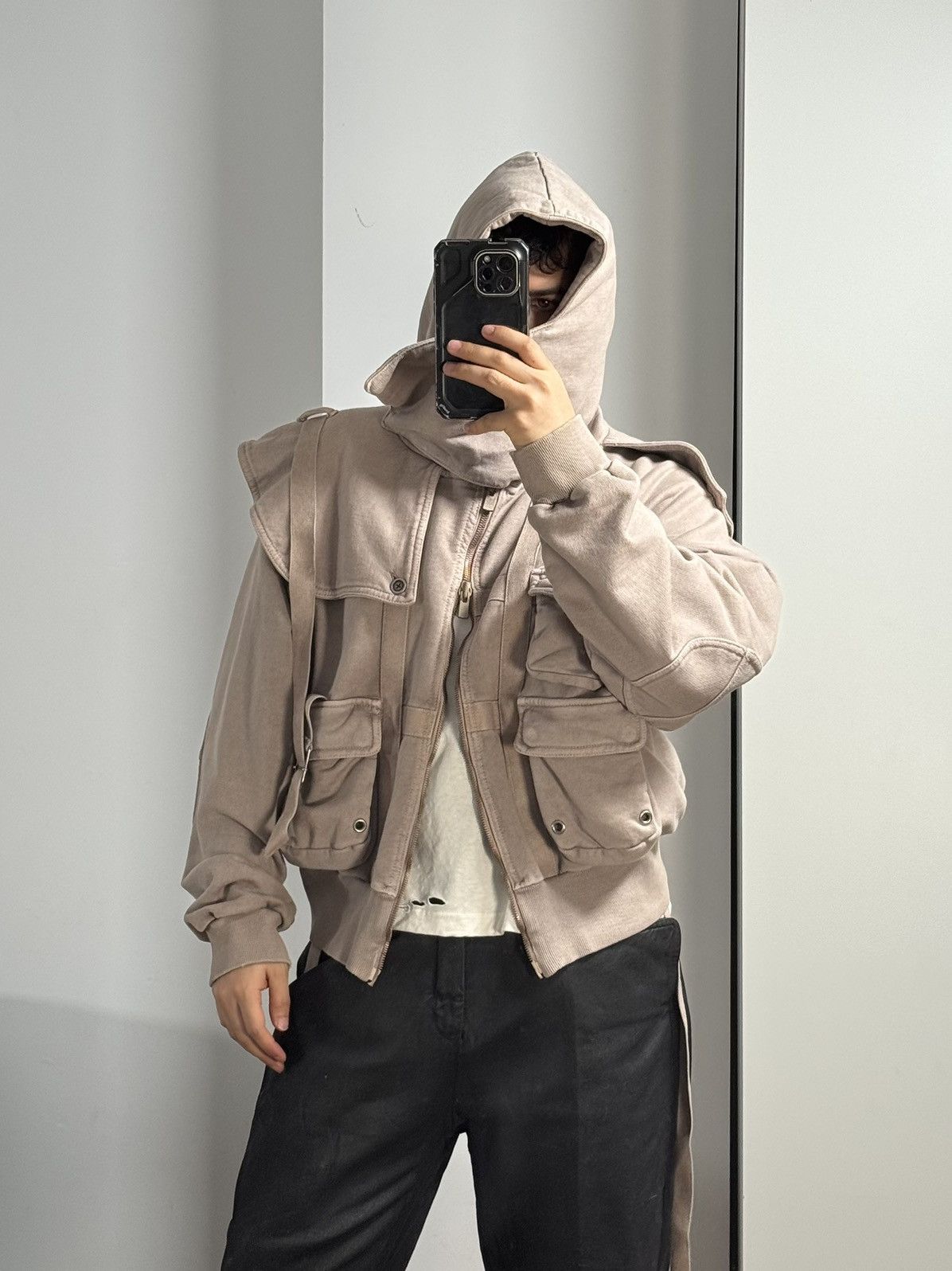SHINE LUXURY Shine Luxury “SANGUINE” Layered Navigator Zipper Hoodie Size US S / EU 44-46 / 1 - 22 Thumbnail