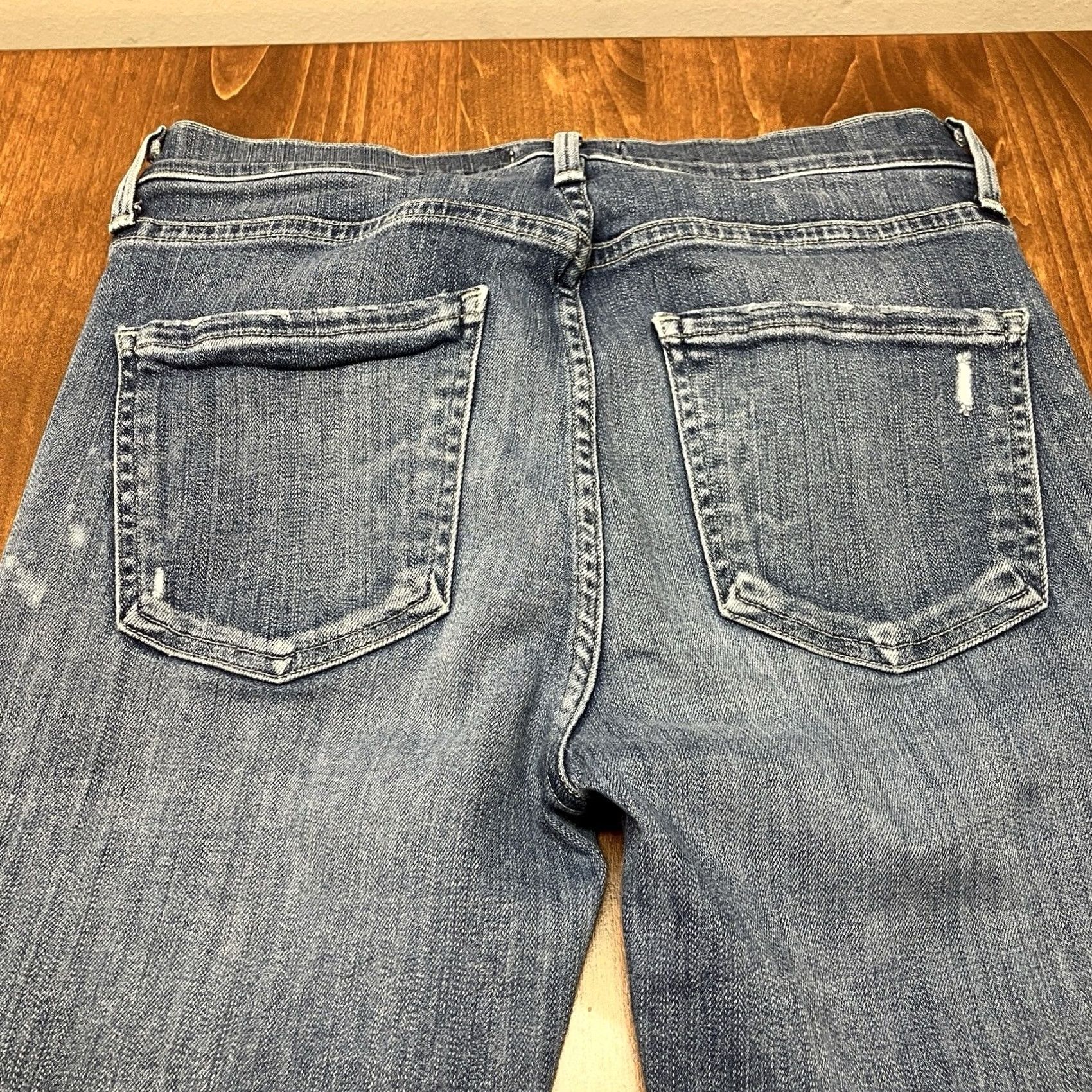 Agolde Agolde Sophie Skinny Jeans Distressed Mid Rise Ankle Length Womens Size 26 - Pre Owned Condition Size 26" / US 2 / IT 38 - 5 Thumbnail