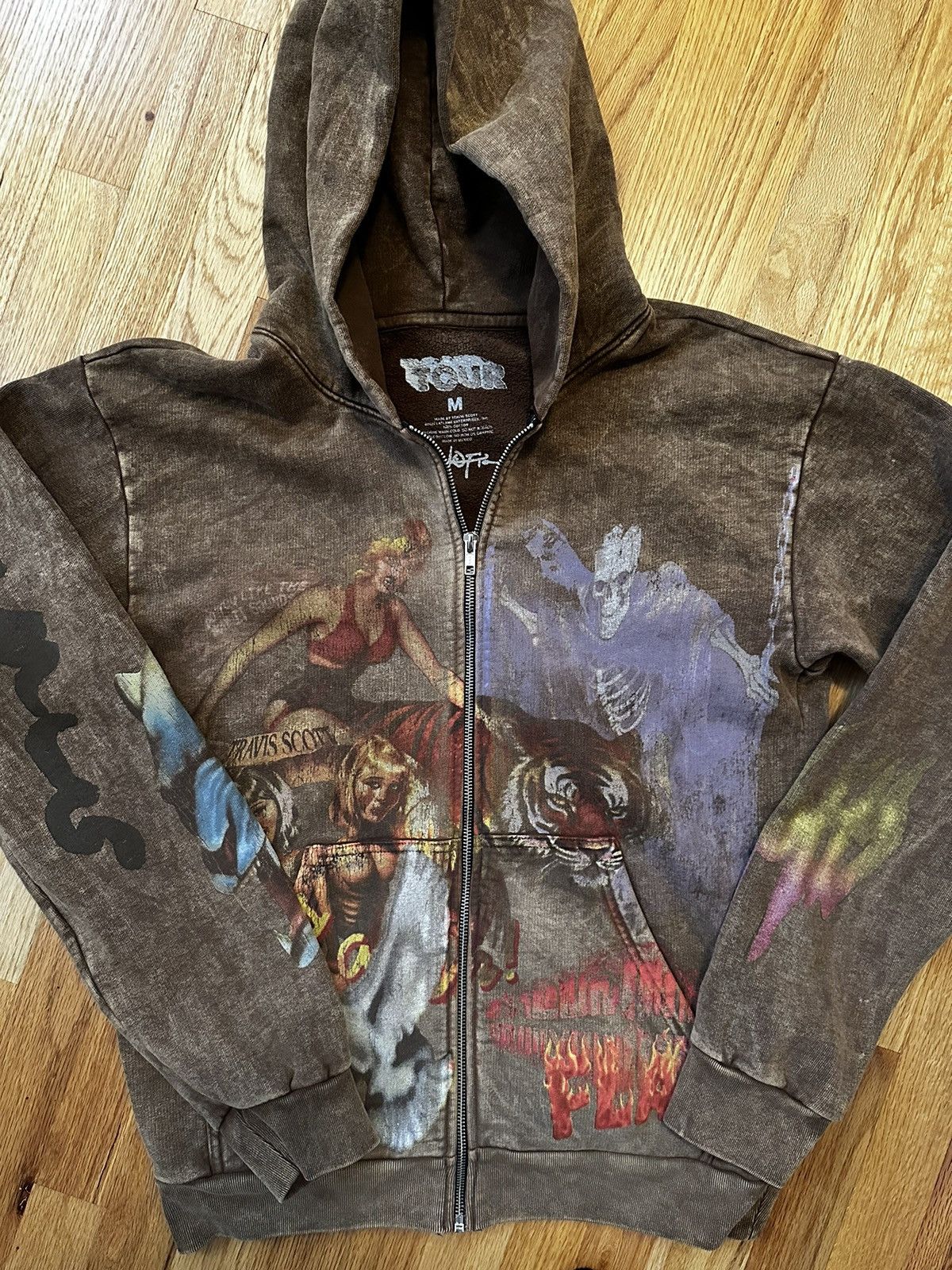 Travis Scott Travis Scott Circus Maximus Utopia Zip Up Hoodie size M Size US M / EU 48-50 / 2 - 9 Thumbnail