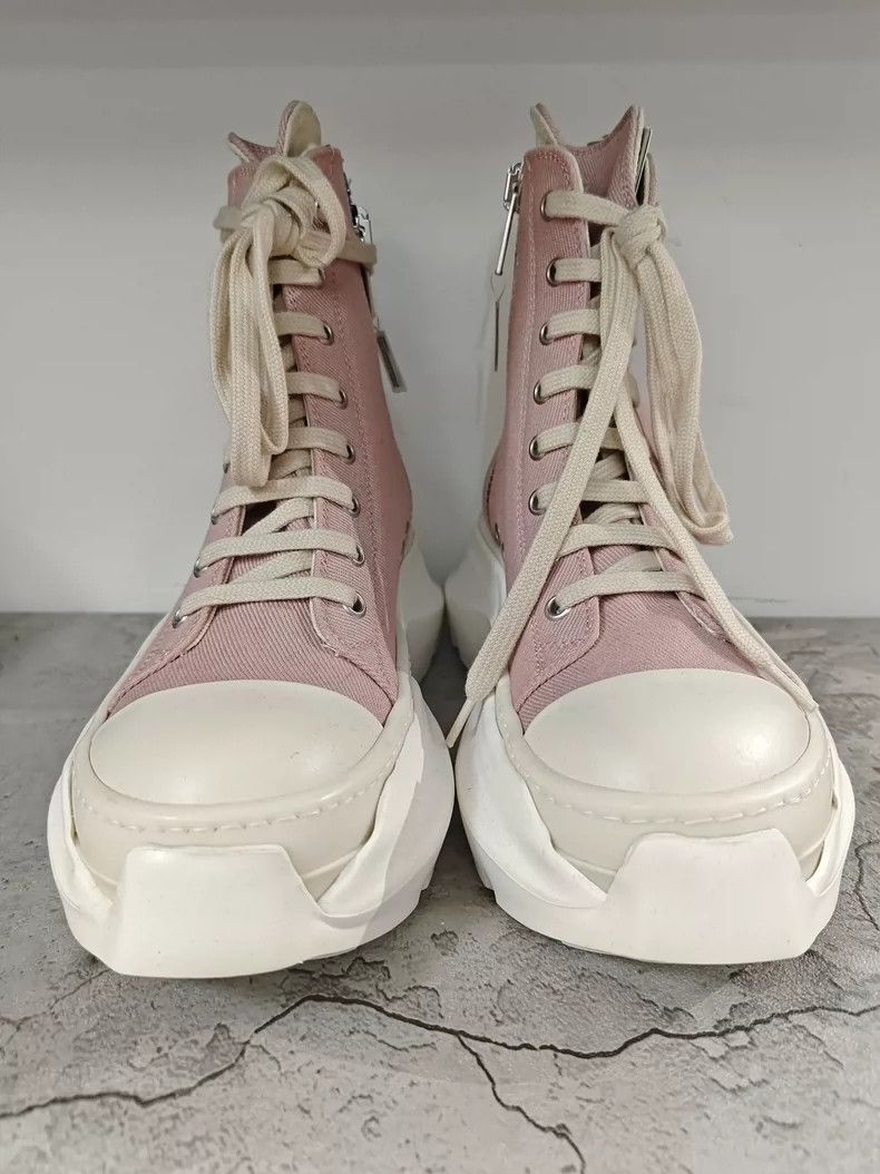 Rick Owens Rick Owens Pink High-Top Sneakers-dmc Size US 5 / EU 37 - 1 Thumbnail
