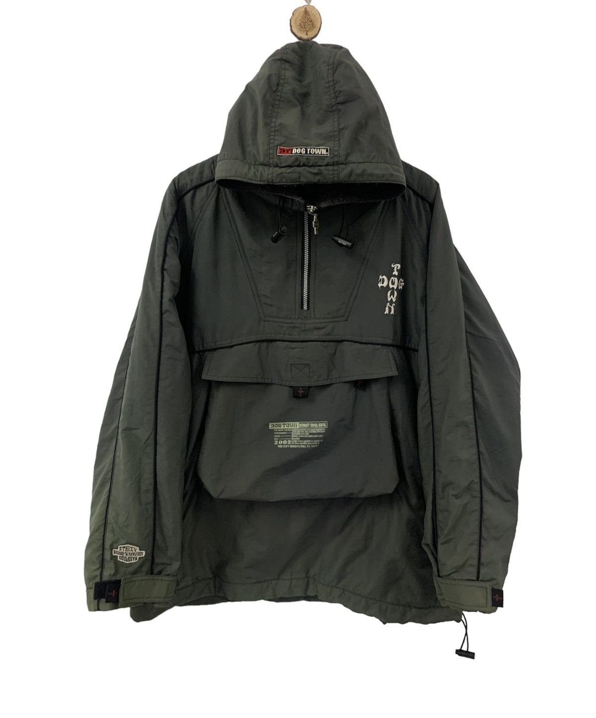 Vintage Vintage DOGTOWN Pullover Anorak Jacket Fleece Lining Size US L / EU 52-54 / 3 - 1 Thumbnail