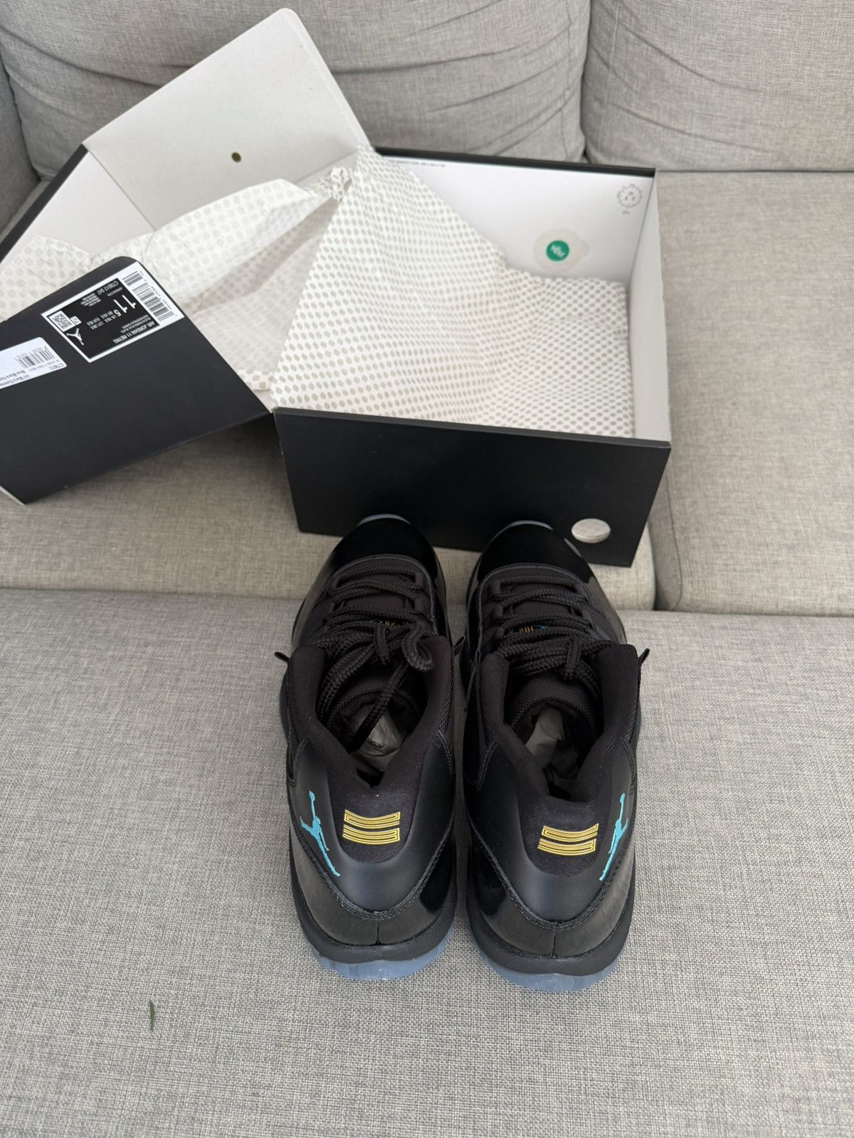 Jordan Brand Jordan 11 Gamma Blue Size US 11.5 / EU 44-45 - 3 Thumbnail