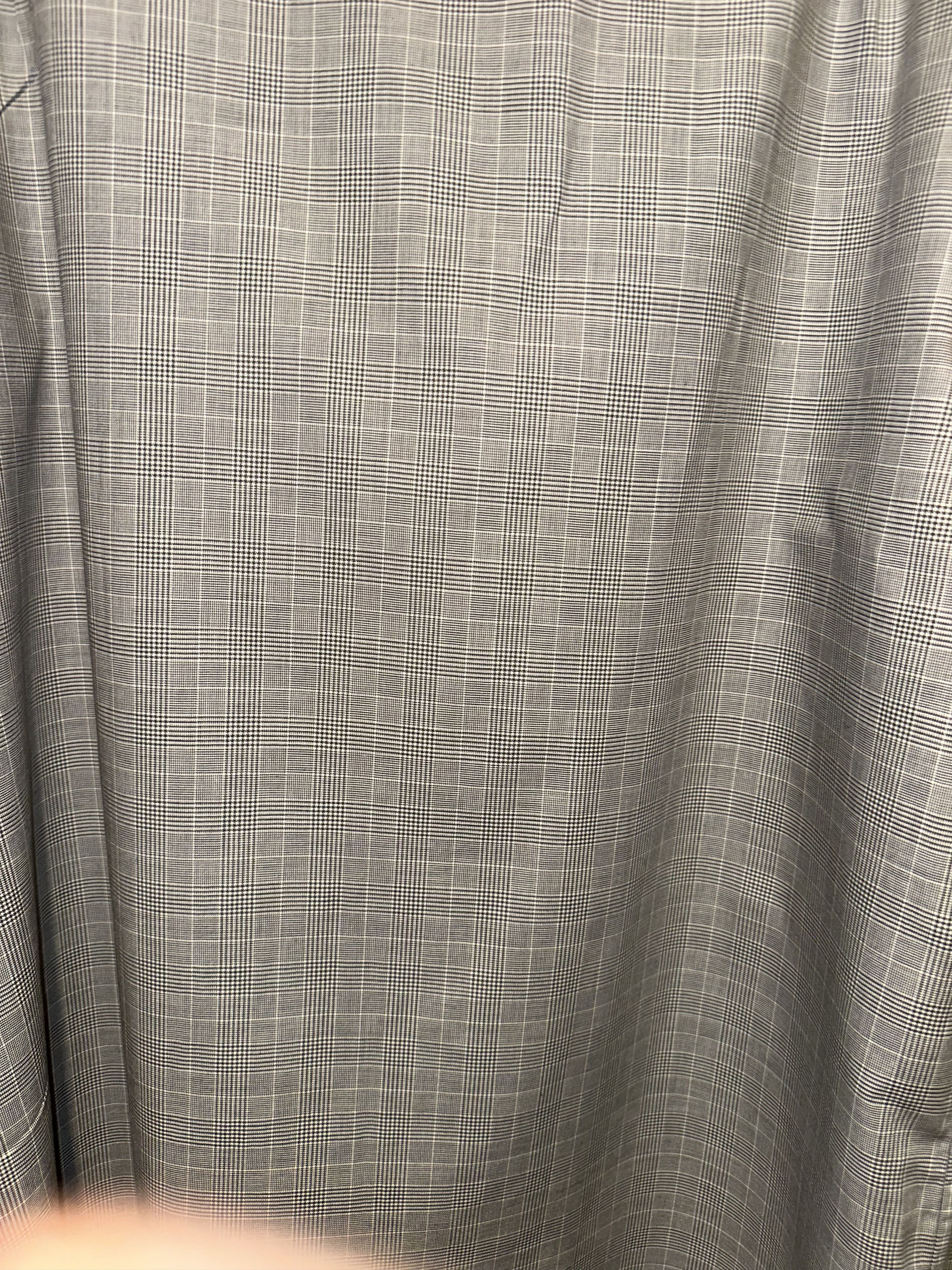 Ralph Lauren Purple Label Gray Cotton Glen Check Long Sleeve Sport Shirt $595 2x Size US XXL / EU 58 / 5 - 9 Thumbnail