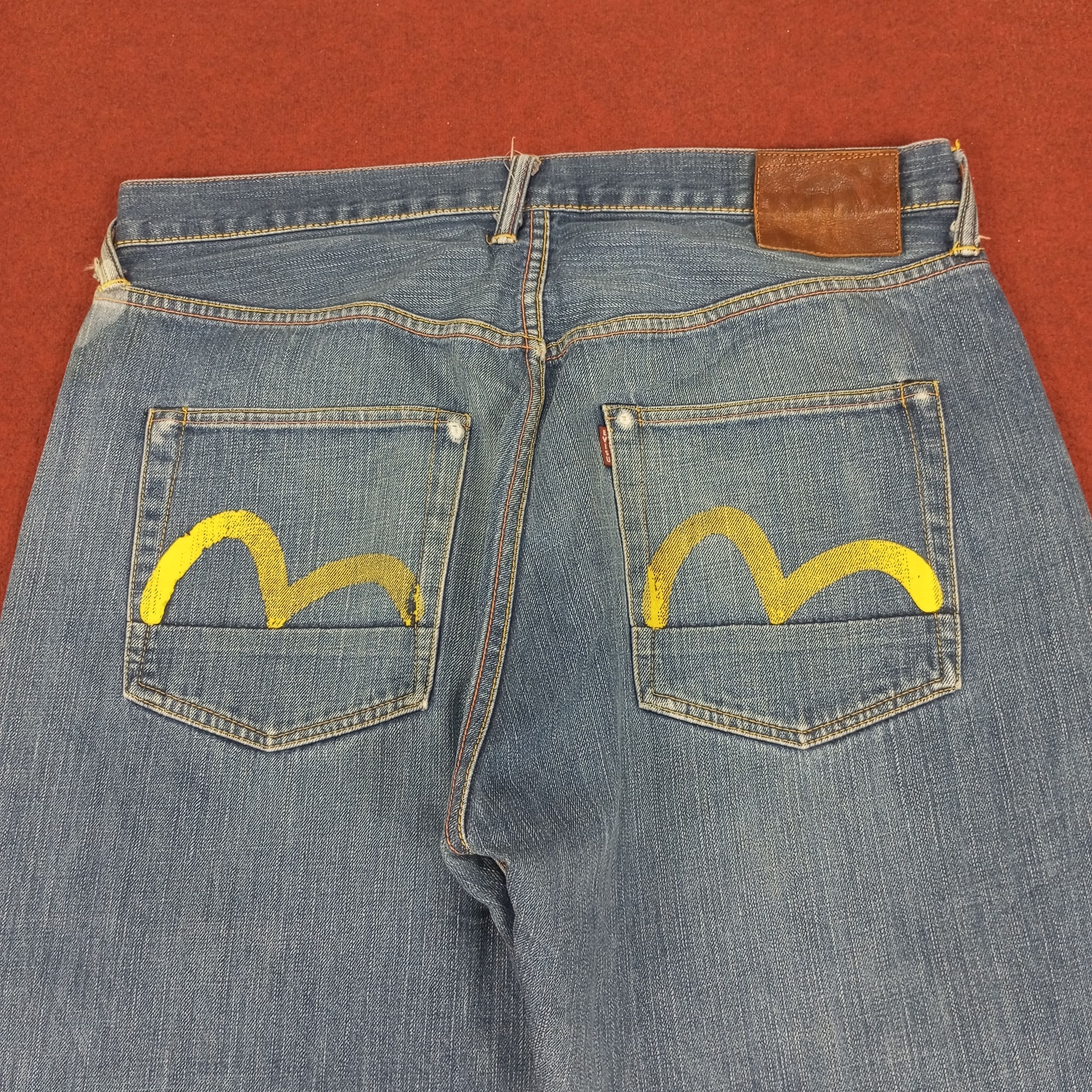Evisu × Japanese Brand × Vintage Evisu Japanese Brand Fashion Style Custom Daicock Jeans Size US 36 / EU 52 - 5 Thumbnail