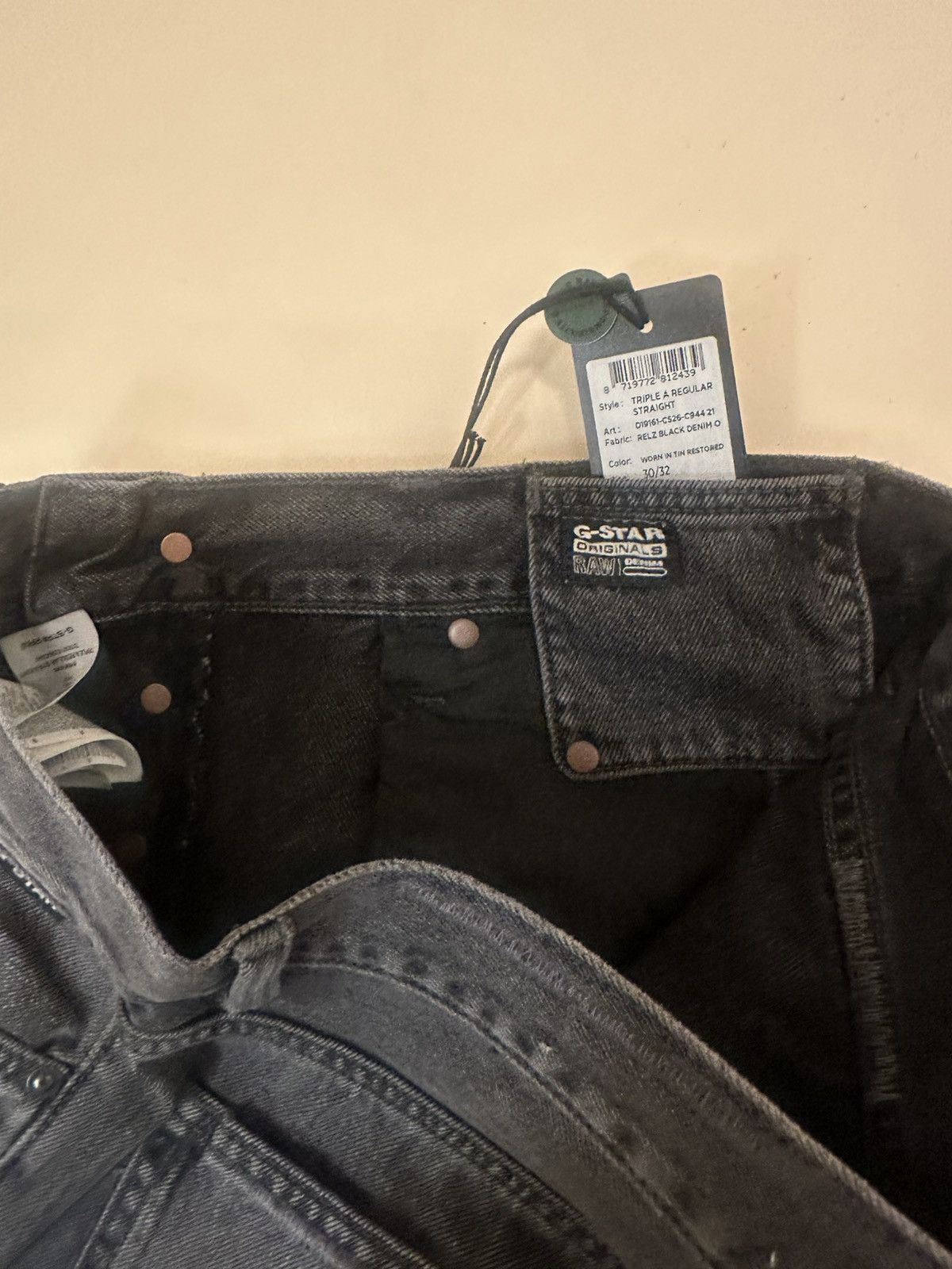 G-Star × Vintage G-Star Raw Restored Suture Embroidered Denim 30 x 32 Size US 30 / EU 46 - 10 Thumbnail