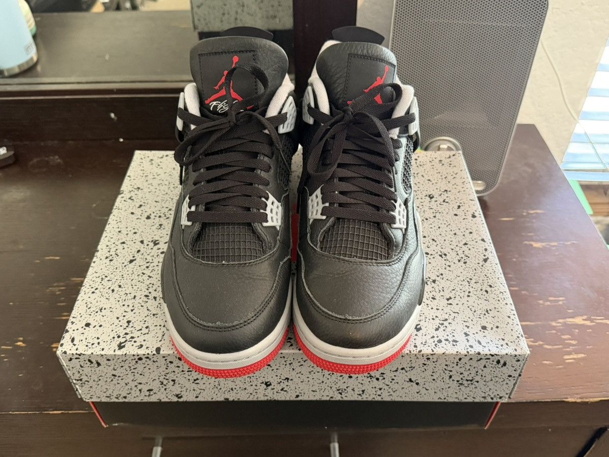 Jordan Brand Air Jordan Bred 4 Reimagined Size 10.5 Size US 10.5 / EU 43-44 - 1 Thumbnail