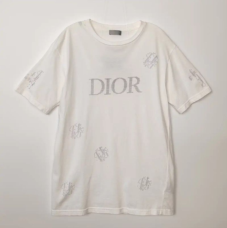 Dior Dior White Cotton Men's T-Shirt 0089 Size US XS / EU 42 / 0 - 1 Thumbnail
