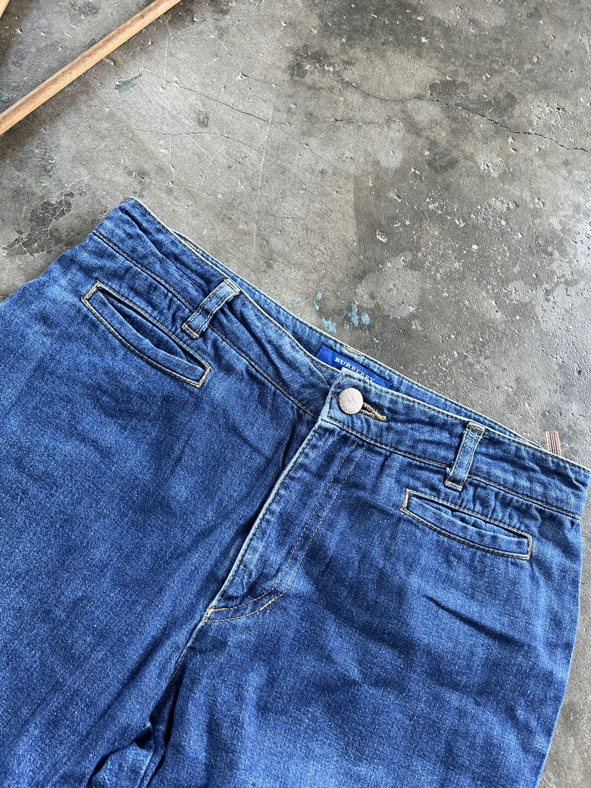 Burberry × Denime × Designer 🔥Burberrys’s Denime Down Leg Novacheck Size 36" / US 14 / IT 50 - 5 Thumbnail