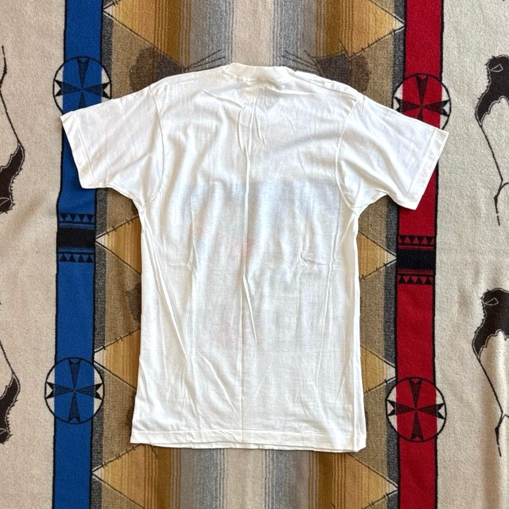 Vintage VINTAGE 80s Mustang Shelby GT-350 Muscle Car T-Shirt Size L White Screen Stars Short Sleeve Men Size US L / EU 52-54 / 3 - 4 Thumbnail