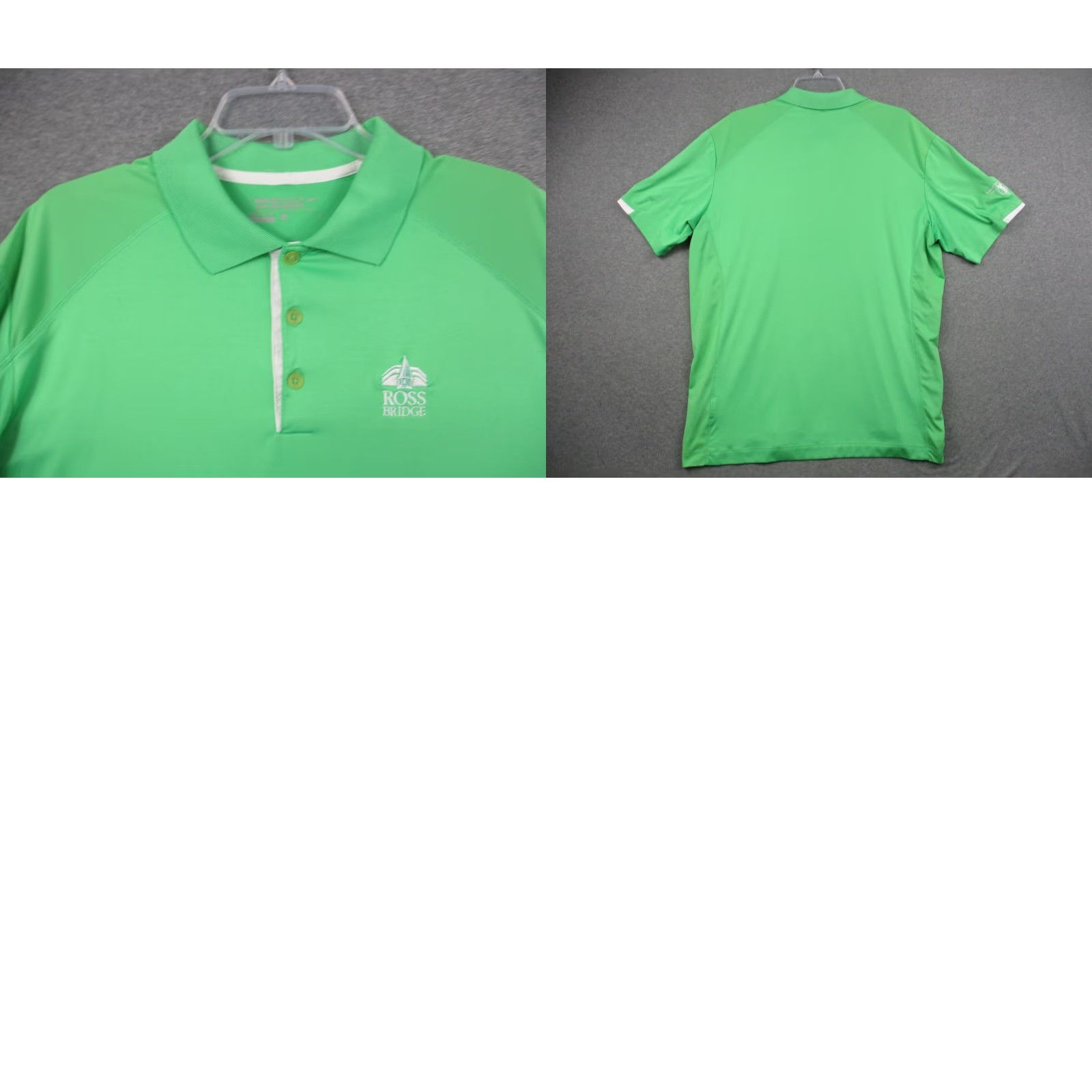 Nike Nike Polo Shirt Mens XL Green Short Sleeve Performance Golf Ross Bridge Size US XL / EU 56 / 4 - 8 Thumbnail