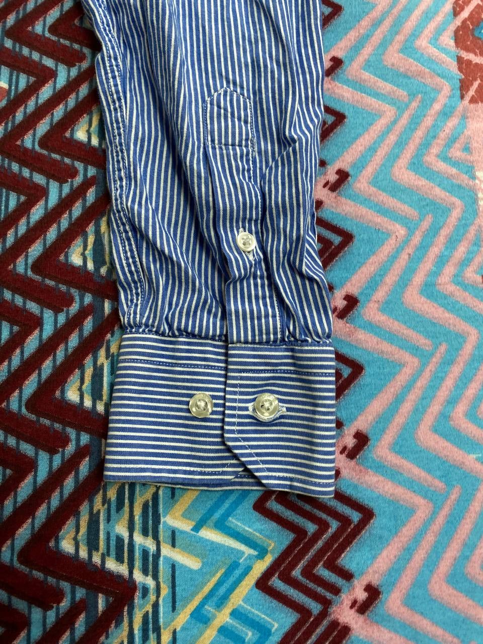 Moschino Vintage Y2K striped shirt MOSCHINO luxury streetwear Size US XXS / EU 40 - 17 Thumbnail