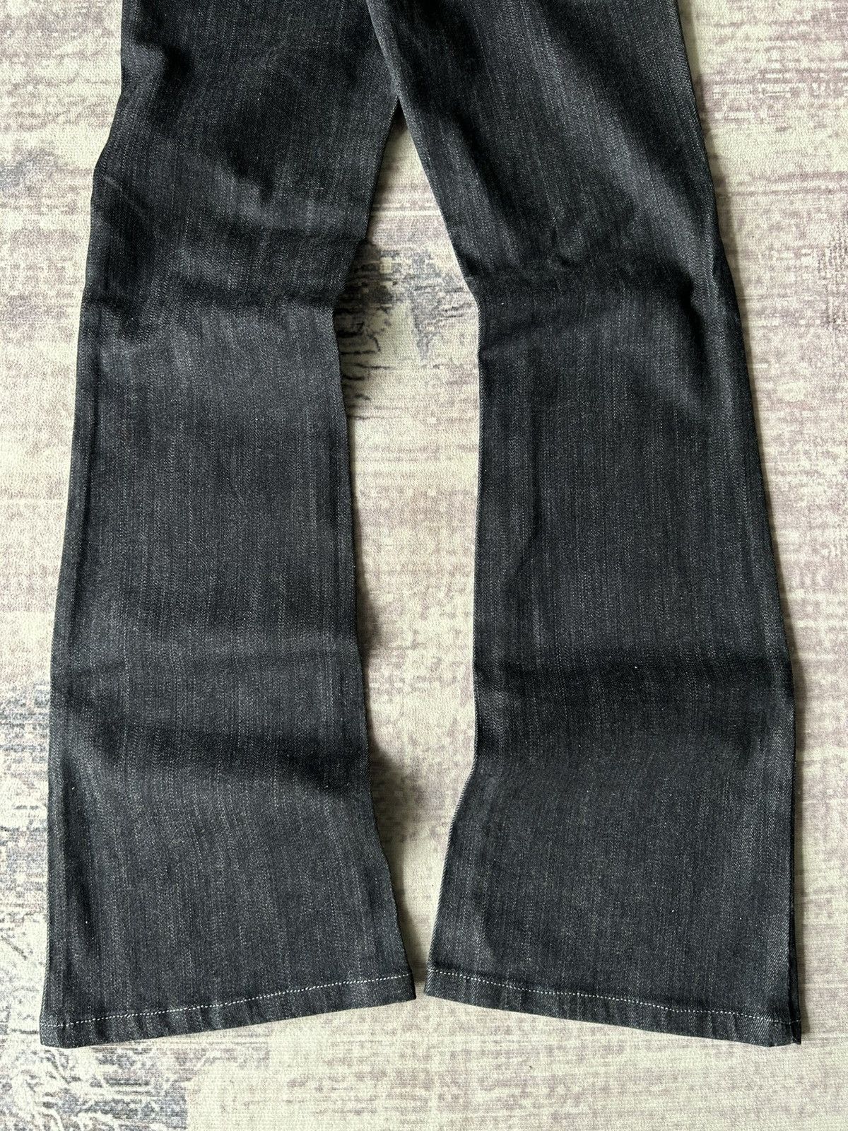 Marithe + Francois Girbaud MFG Blue Flared Denim Size US 26 / EU 42 - 6 Thumbnail