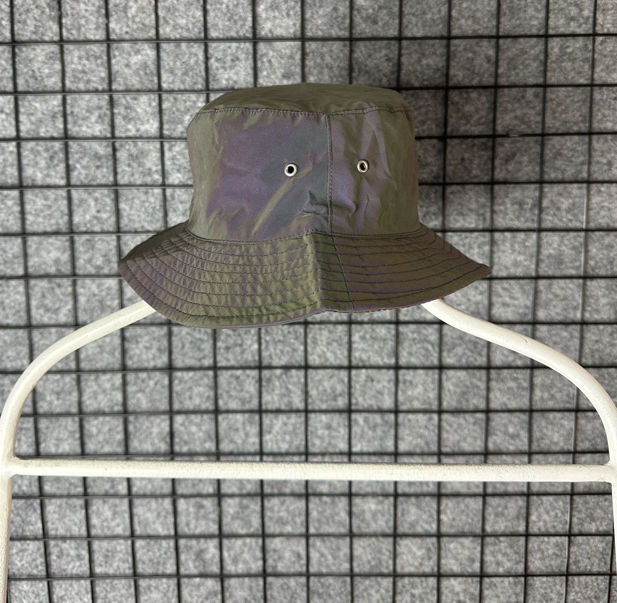 Japanese Brand Primark Rainbow Reflective Trippy Rave Bucket Hat Size OS Size ONE SIZE - 4 Thumbnail