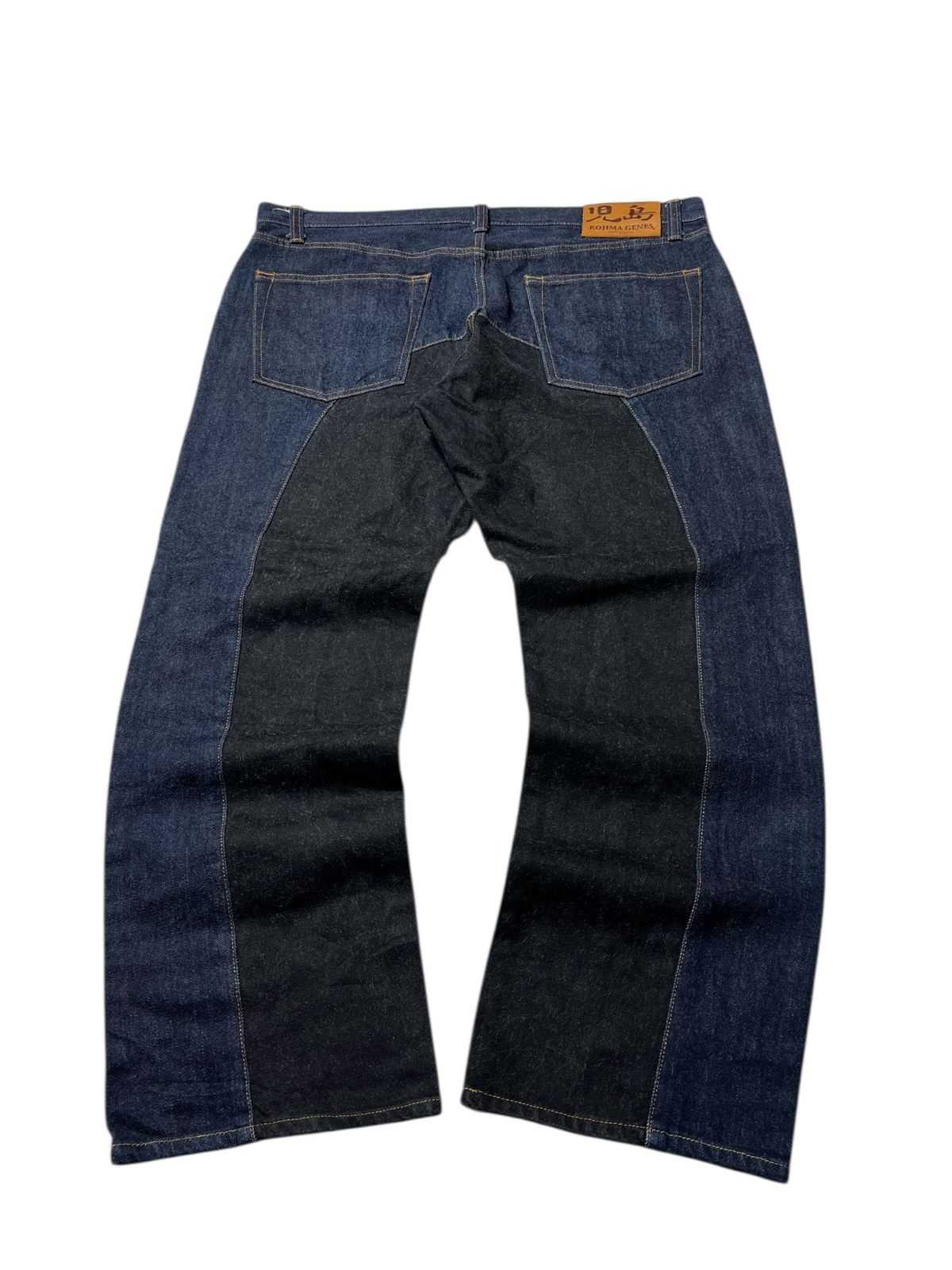 KOJIMA GENES Rare Kojima Genes Japanese Two Colour Indigo Pants Size US 42 / EU 58 - 1 Thumbnail