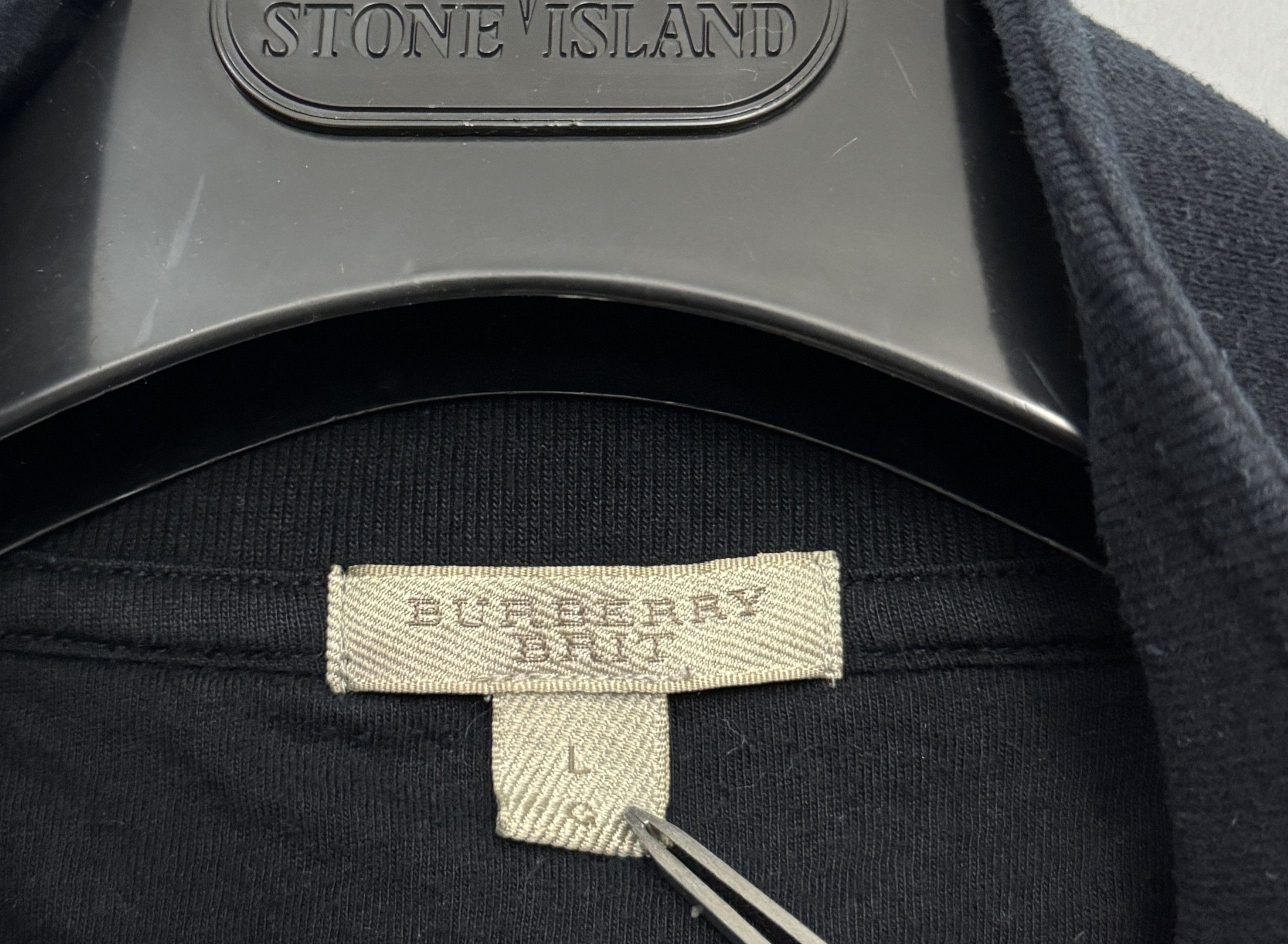 Burberry Burberry Brit Cotton Zip Sweater Cardigan Pullover Size L Size US L / EU 52-54 / 3 - 4 Thumbnail