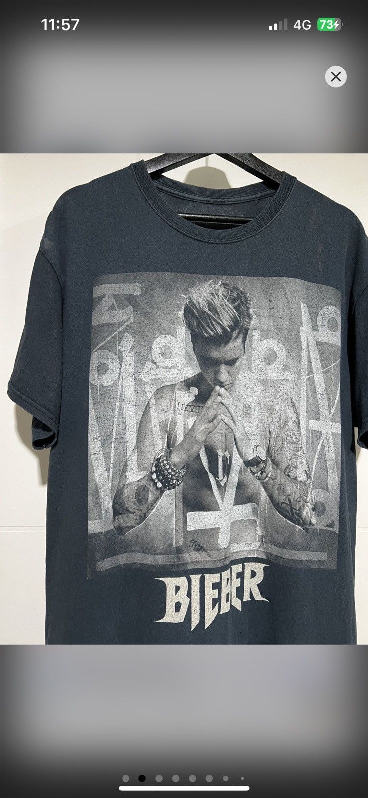 Justin Bieber Faded Justin Bieber Purpose Tour Size US L / EU 52-54 / 3 - 3 Thumbnail