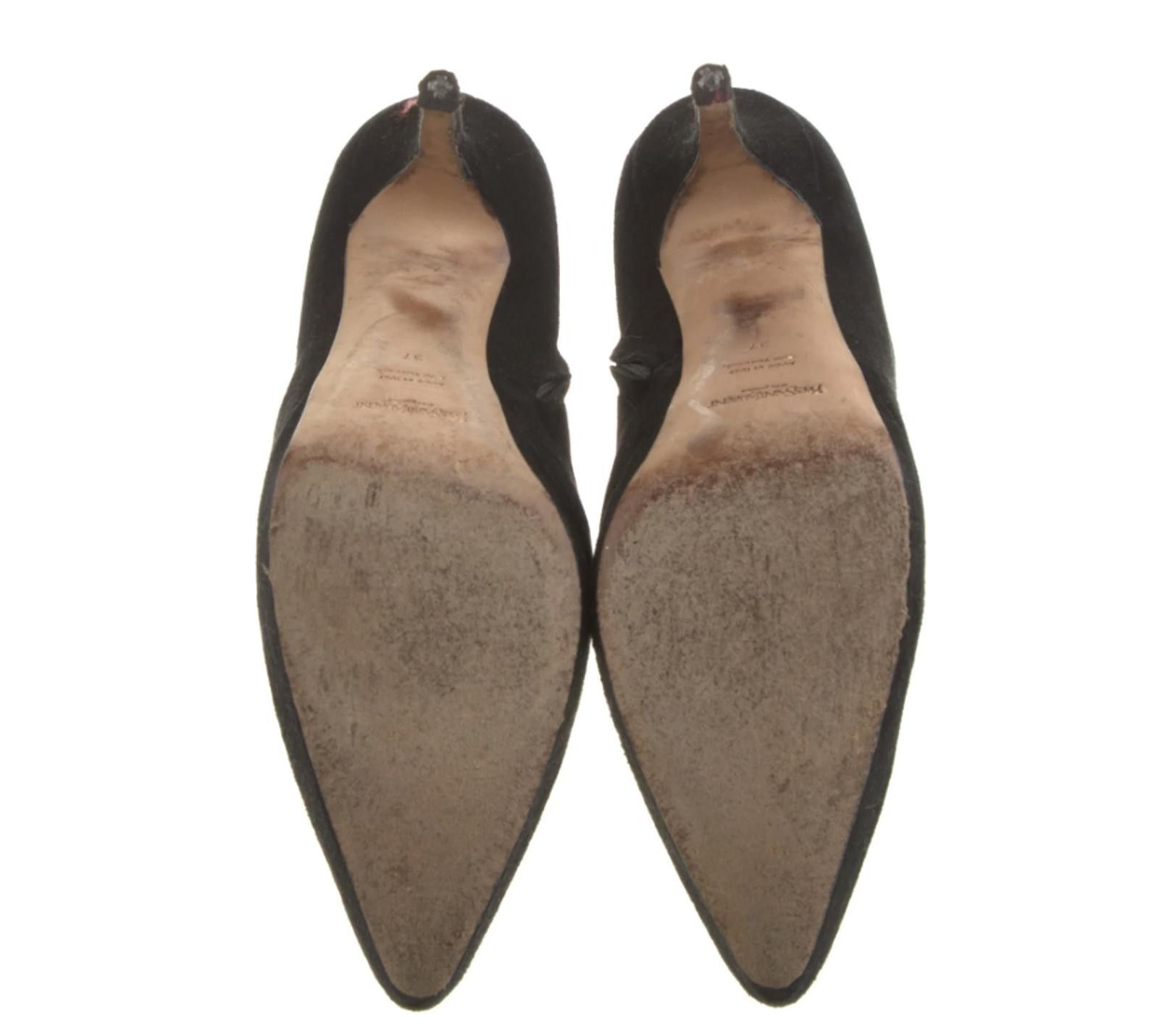 Other Yves Saint Laurent Rive Black Gauche Boots, Sz US6.5 EU37 Size US 6.5 / IT 36.5 - 5 Thumbnail