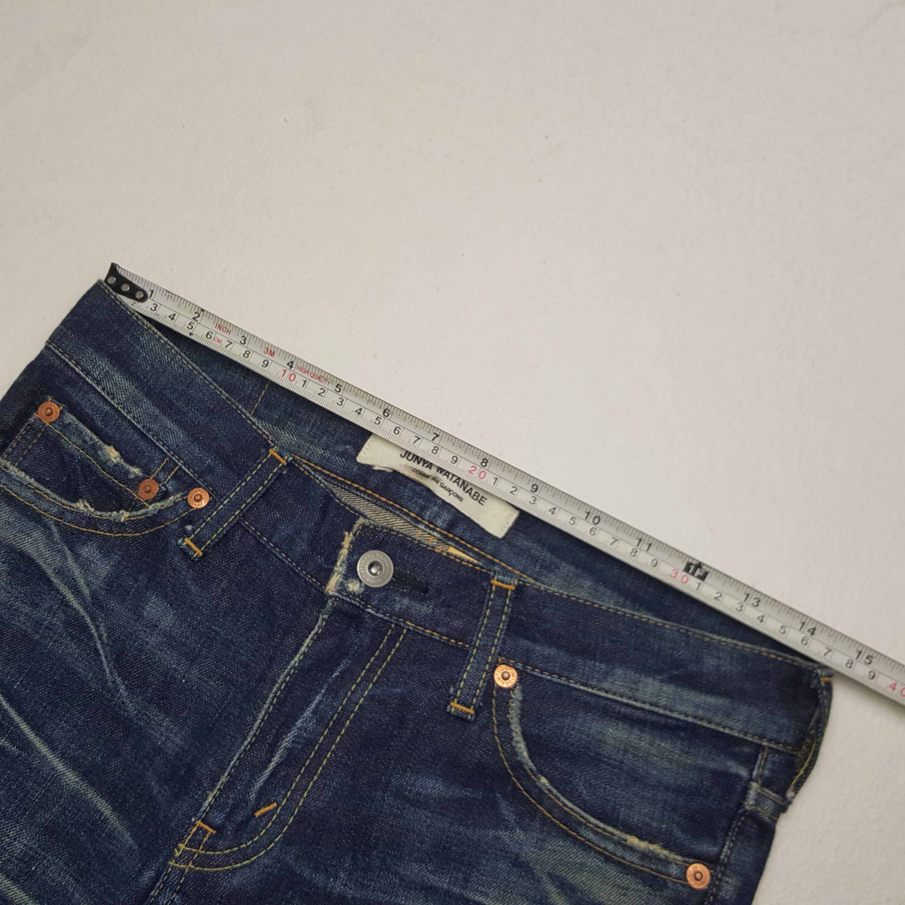Comme des Garcons × Junya Watanabe × Vintage Vintage Comme des Garcons Japanese Designer Denim Jeans Size US 29 - 9 Thumbnail