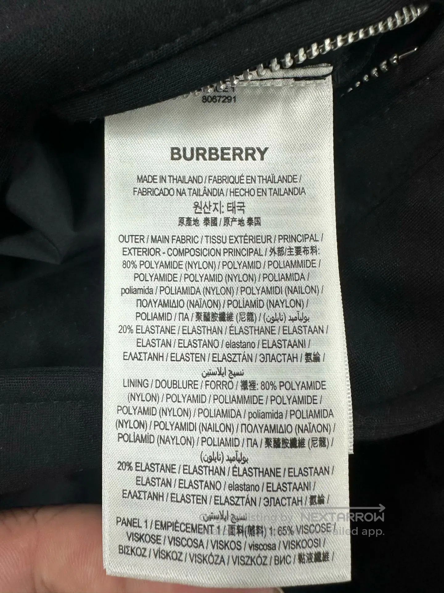 Burberry Burberry Black Zip Hooded Down Jacket| Size L / US 10 / IT 46 - 4 Thumbnail