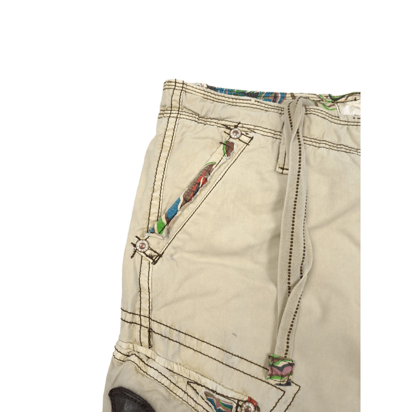 Jet Lag × Vintage 💎 Vintage Jet Lag Y2K Cargo Tactical Japanese Shorts Size US 36 / EU 52 - 5 Thumbnail