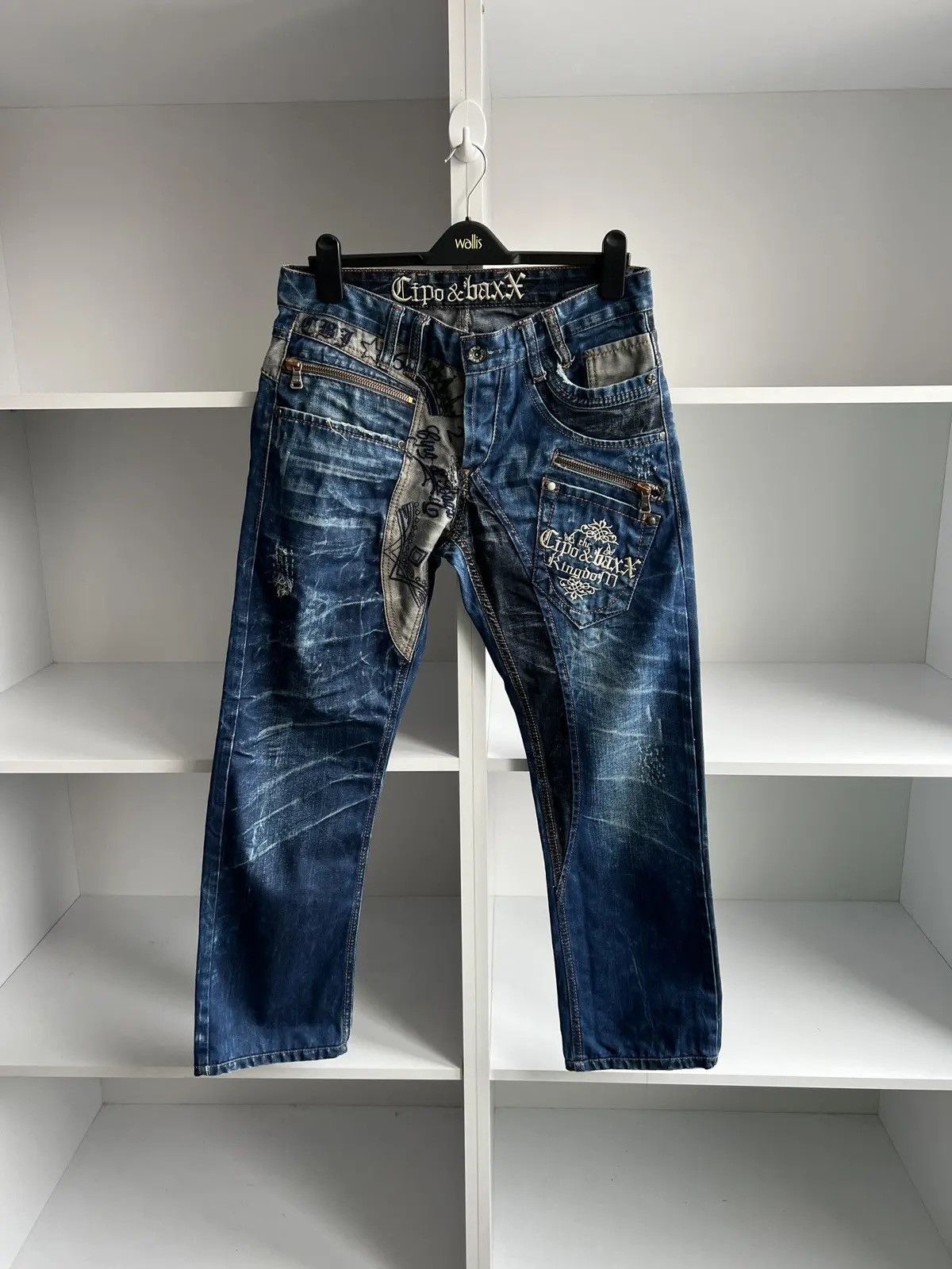 Japanese Brand × Vintage Vintage Cipo&Baxx Japanese Archival Pants Size US 33 - 1 Thumbnail