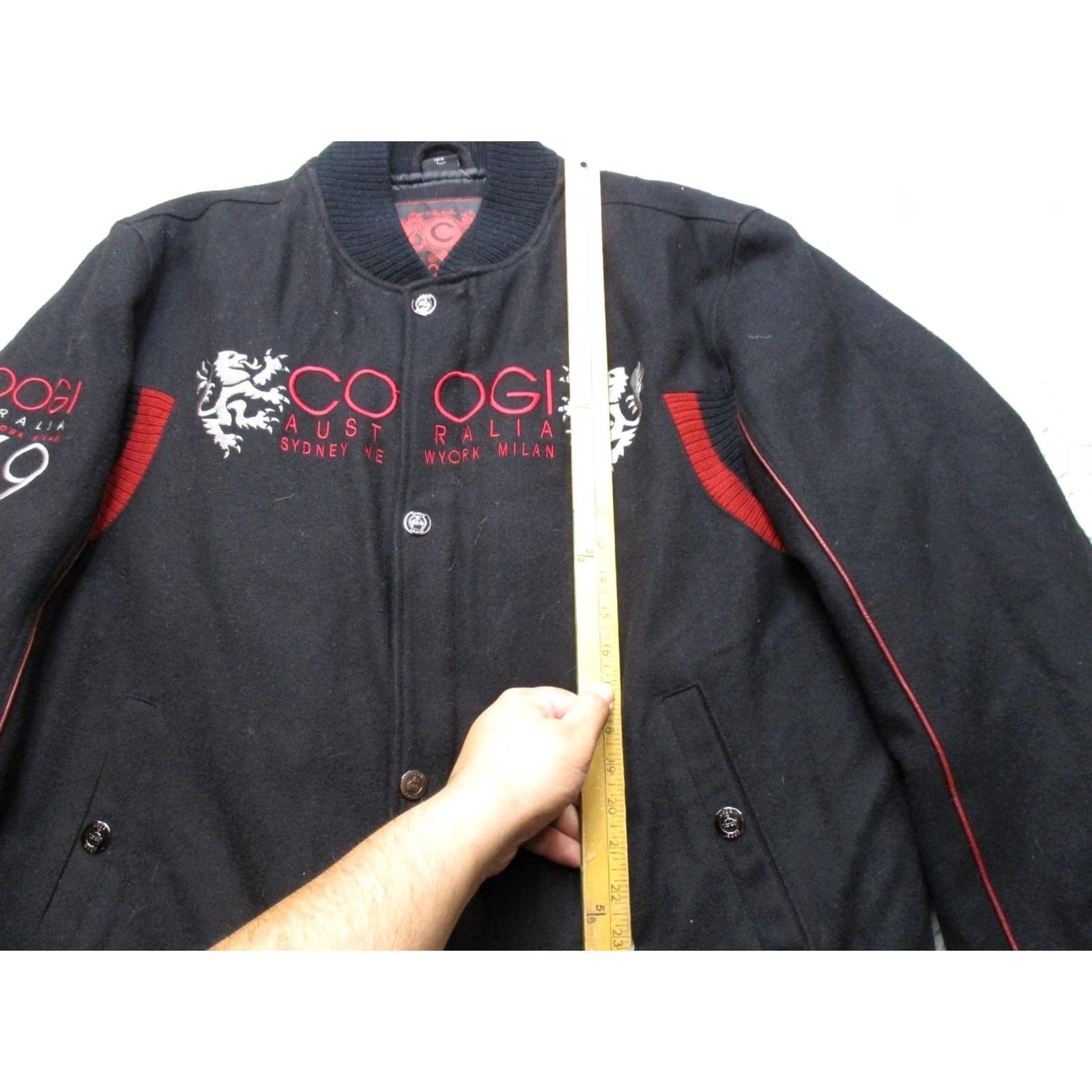 Coogi Coogi Australia Jacket Bomber Wool Black 2XL Mens 1969 Y2K Size US XXL / EU 58 / 5 - 4 Thumbnail