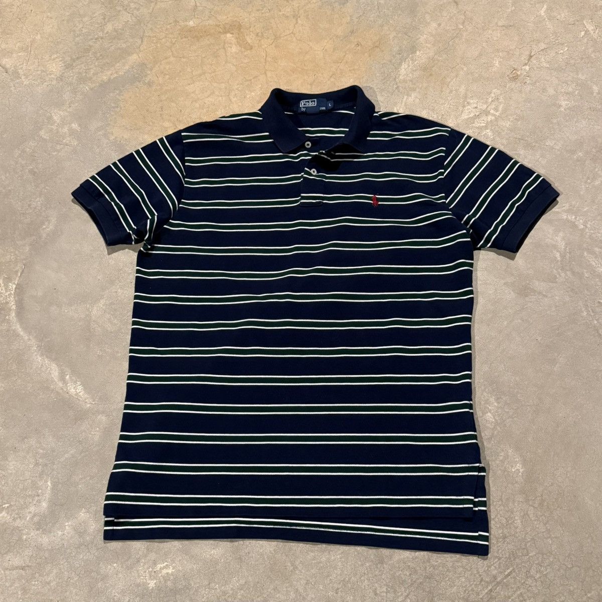 Polo Ralph Lauren Vtg 1990s Polo Ralph Lauren Striped Pony Collared Shirt Size US L / EU 52-54 / 3 - 2 Thumbnail