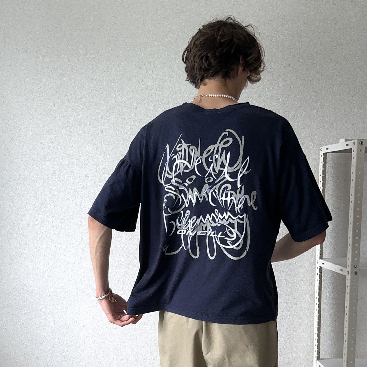 O'Neill 00s Oneill Tribal Big Logo Boxy T Shirt Oakley Mambo Vibe Size US L / EU 52-54 / 3 - 4 Thumbnail