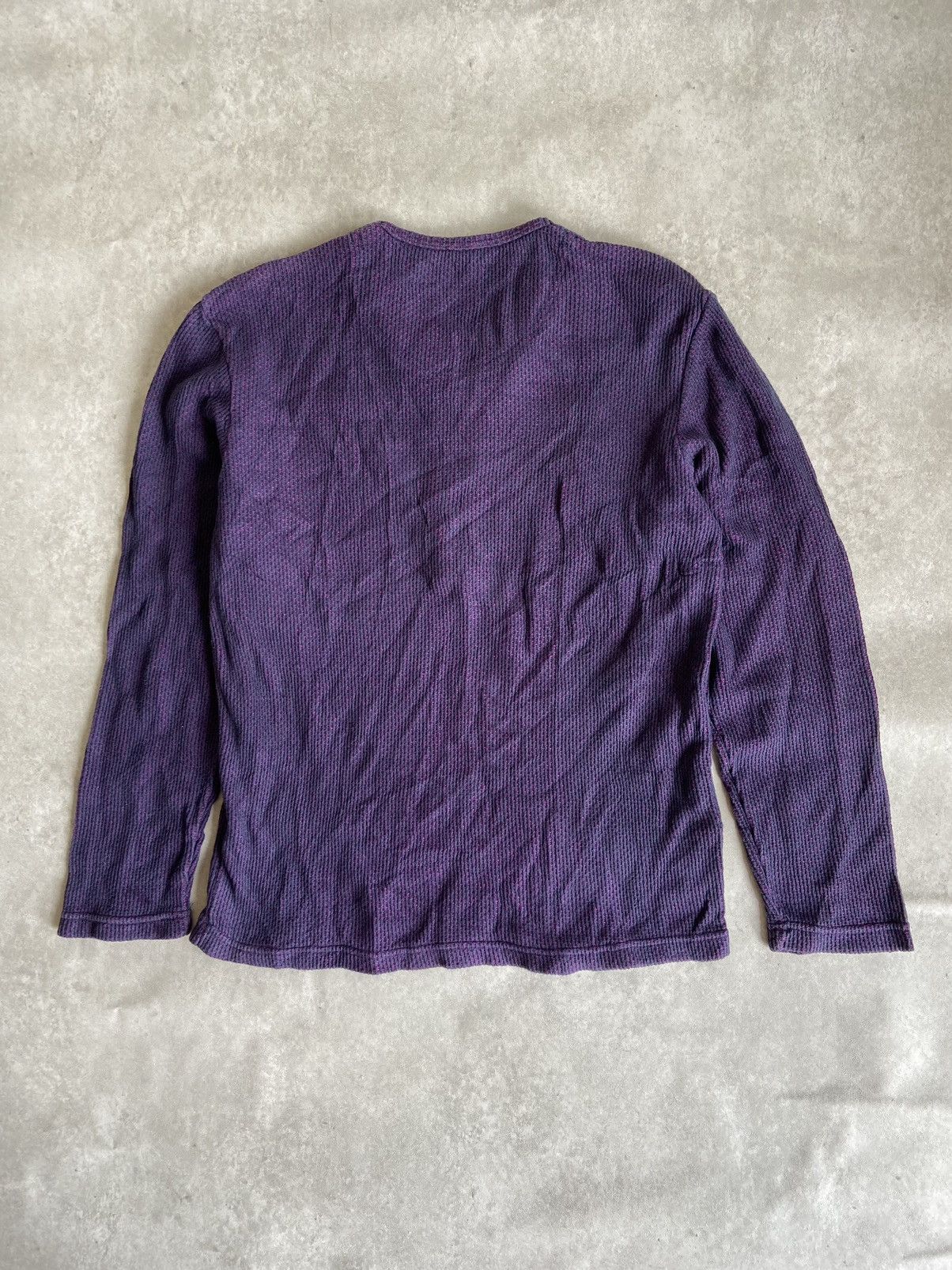 If Six Was Nine × Japanese Brand × KMRii Free Nature Purple Double Layer Longsleeve Size US L / EU 52-54 / 3 - 5 Thumbnail