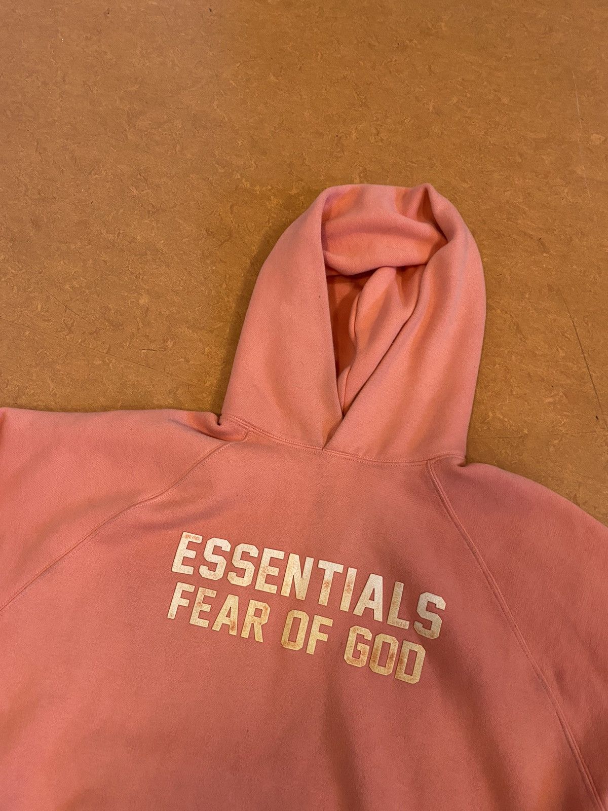 Fear of God × Vintage Fear of God essentialla hoodie pink Size US L / EU 52-54 / 3 - 2 Thumbnail