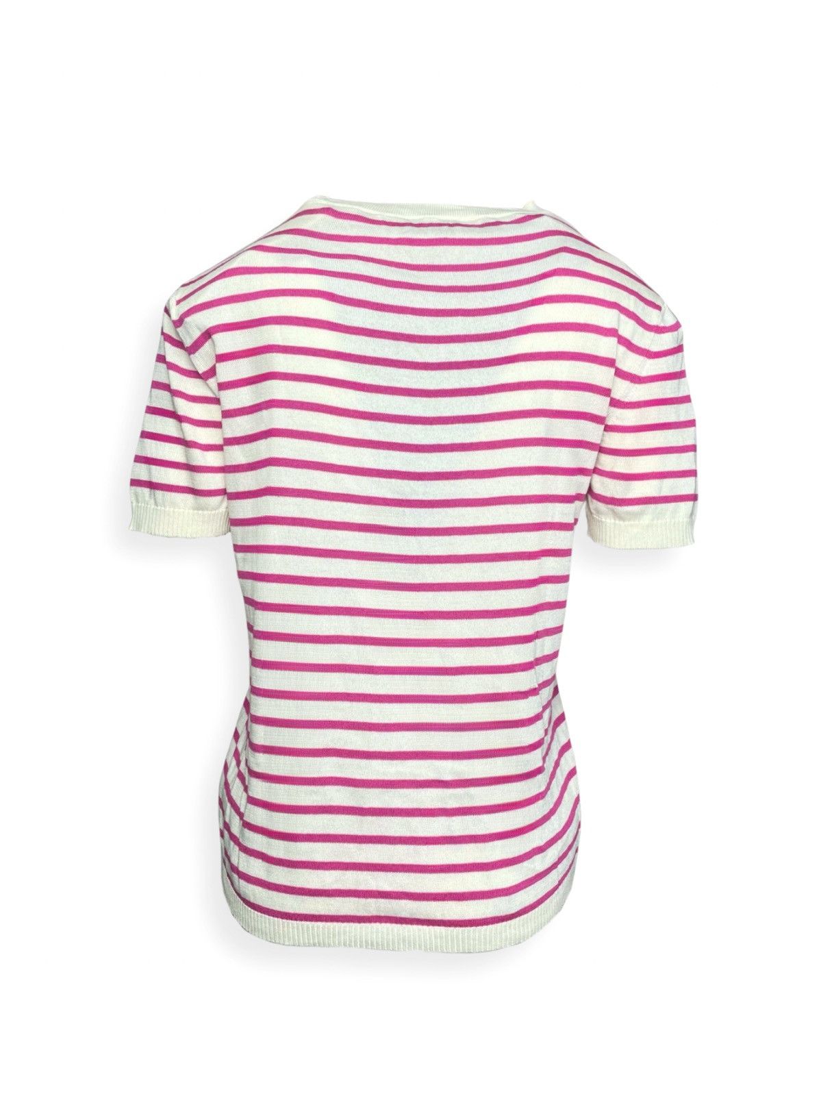 Dior Christian Dior Striped Knit Top Dior J’adore Tulum Size L / US 10 / IT 46 - 4 Thumbnail