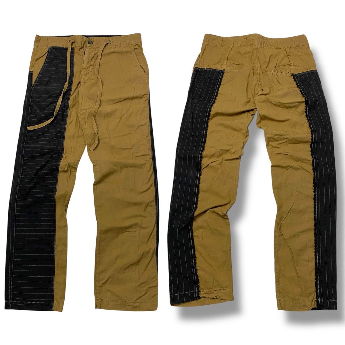 パンツ Yohji 20AW Left And Right Check Pants YOHJI YAMAMOTO 20-21AW Left And Right Check Pants New Delivery