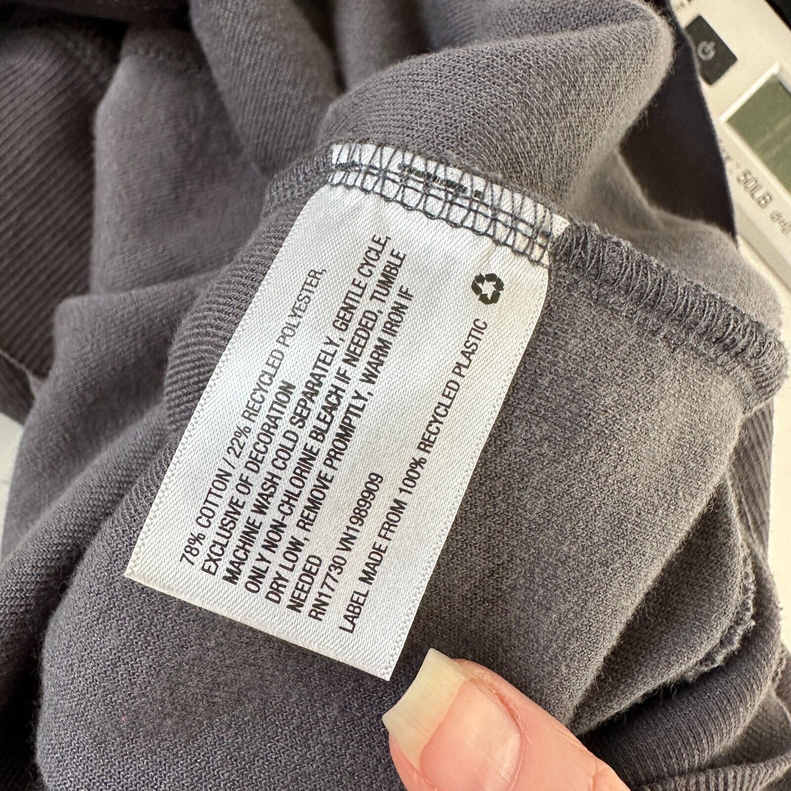 Other Joy Lab Gray Long Sleeve Crop Sweater Faux Wrap Open VBack S Size S / US 4 / IT 40 - 9 Thumbnail