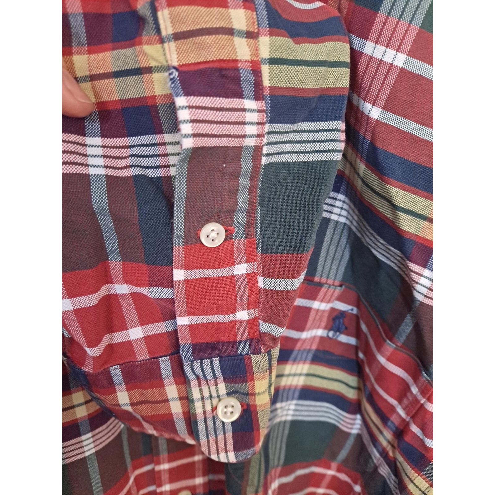 Ralph Lauren Ralph Lauren The Big Shirt Plaid Red Green White Button Up S Size US L / EU 52-54 / 3 - 4 Thumbnail