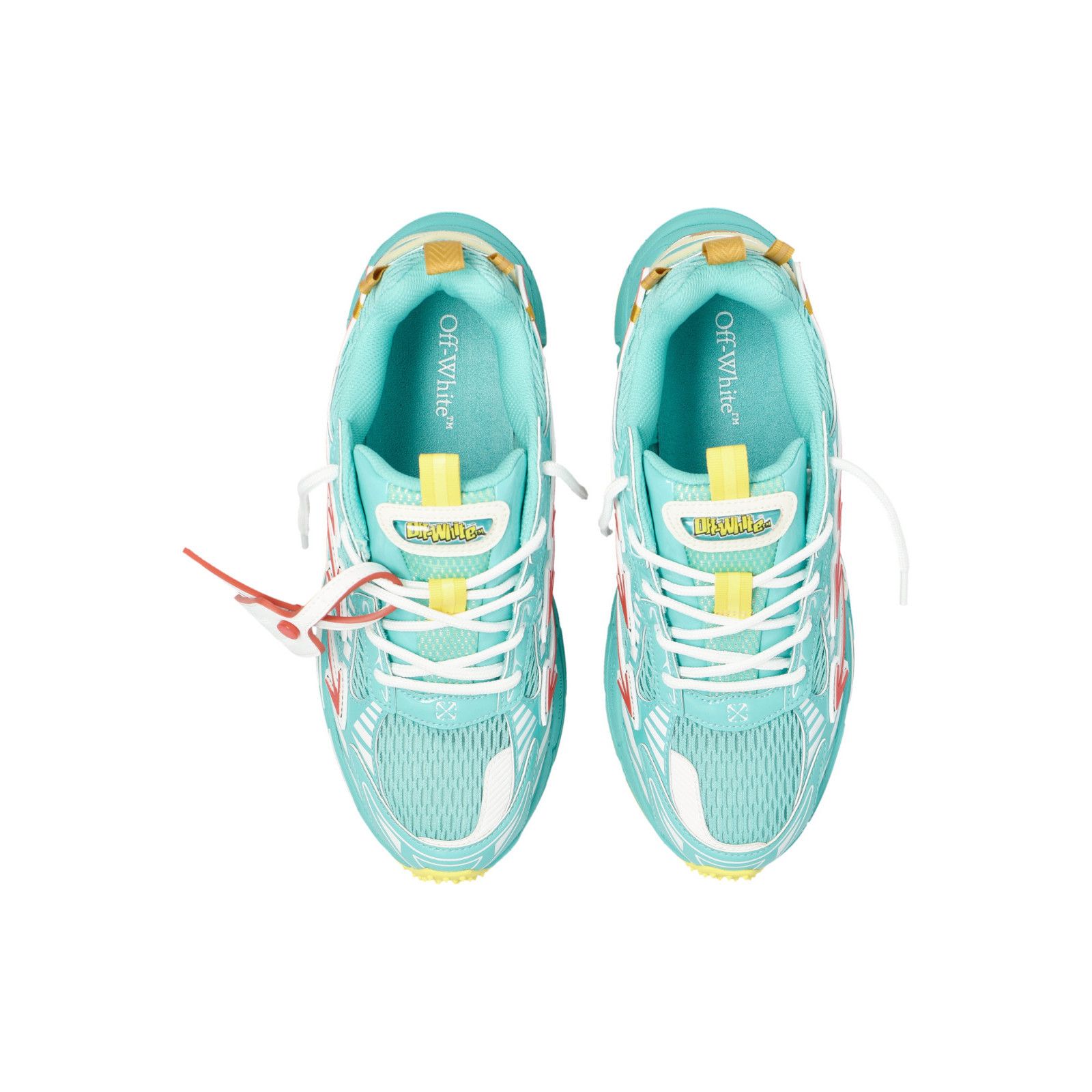 Off-White OFF-WHITE OW Be Right Back Mesh Green Sneakers New & Authent Size US 7 / IT 37 - 5 Thumbnail