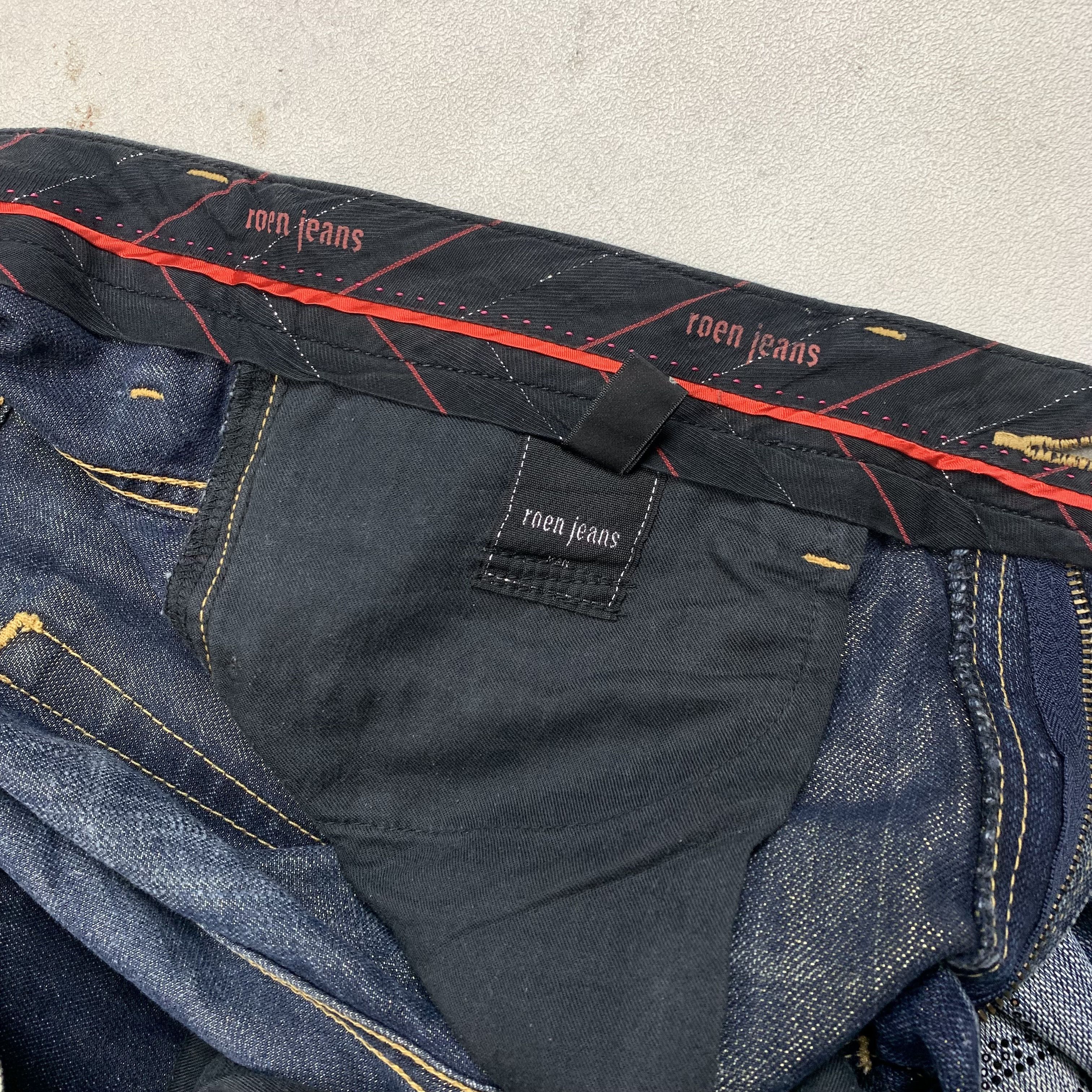 Roen Roen x Bobson Skull Studded Jeans Denim Size US 32 / EU 48 - 10 Thumbnail