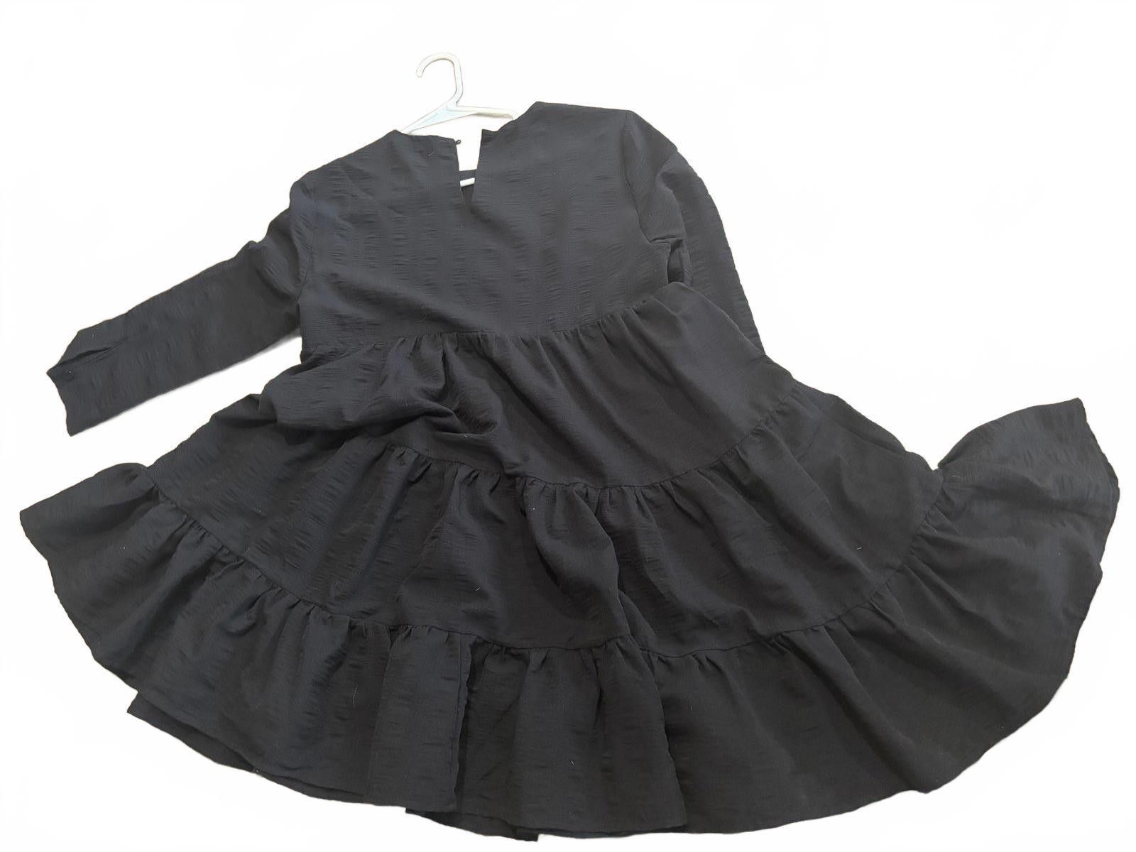 Other Aly Daly Black Long Sleeve Ruffle Dress Size S Size S / US 4 / IT 40 - 5 Thumbnail