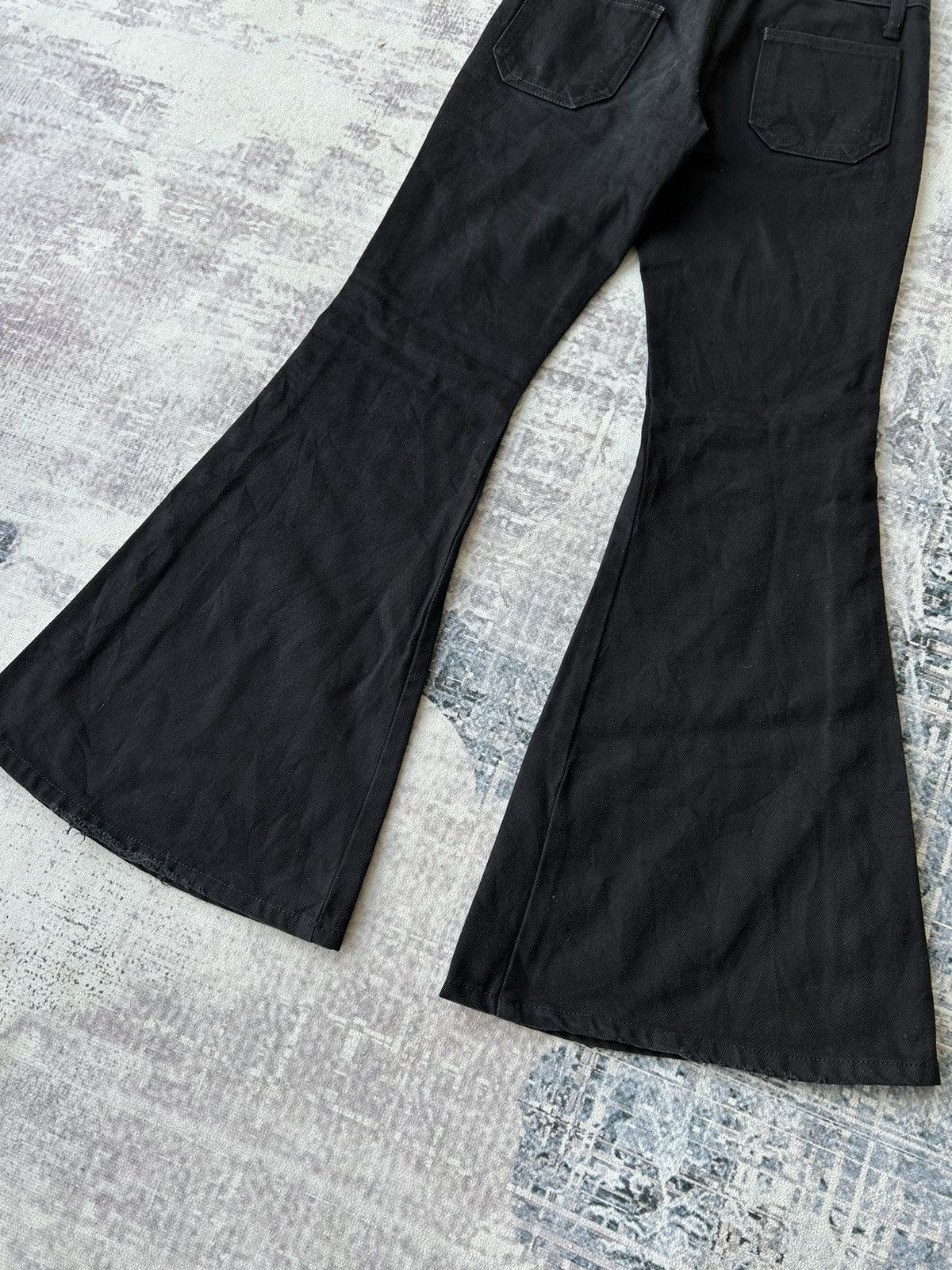 If Six Was Nine Super Flared Button Punk Jeans Size US 28 / EU 44 - 12 Thumbnail