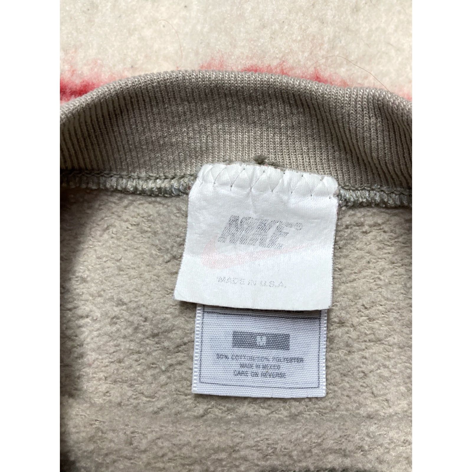 Nike VINTAGE Nike Crewneck Sweatshirt USA FOTL Embroidered Swoosh Spell Out Medium Green Mens Size US M / EU 48-50 / 2 - 4 Thumbnail