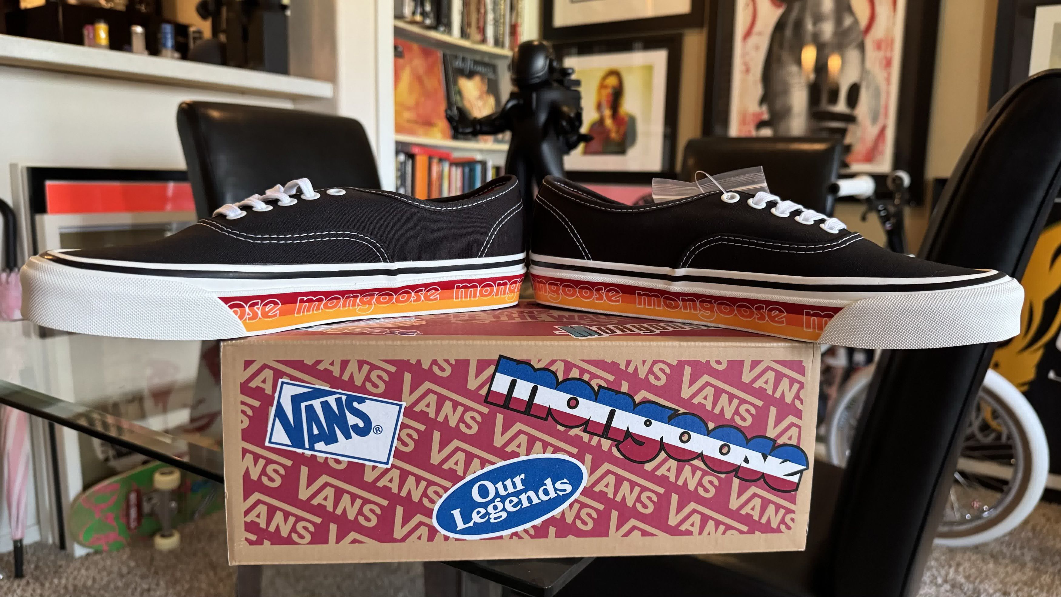 Vans *RARE* VANS AUTHENTIC 44 MONGOOSE ANAHEIM VAULT VN0A4BVYBLK Size US 9 / EU 42 - 6 Thumbnail