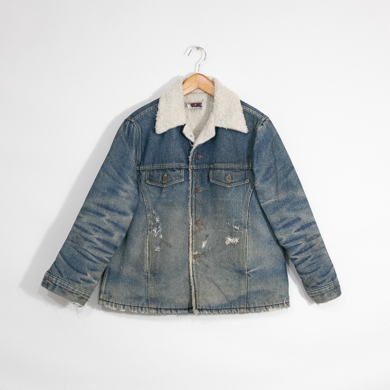 Big Mac Fleece Lined Sherpa store Denim Jacket