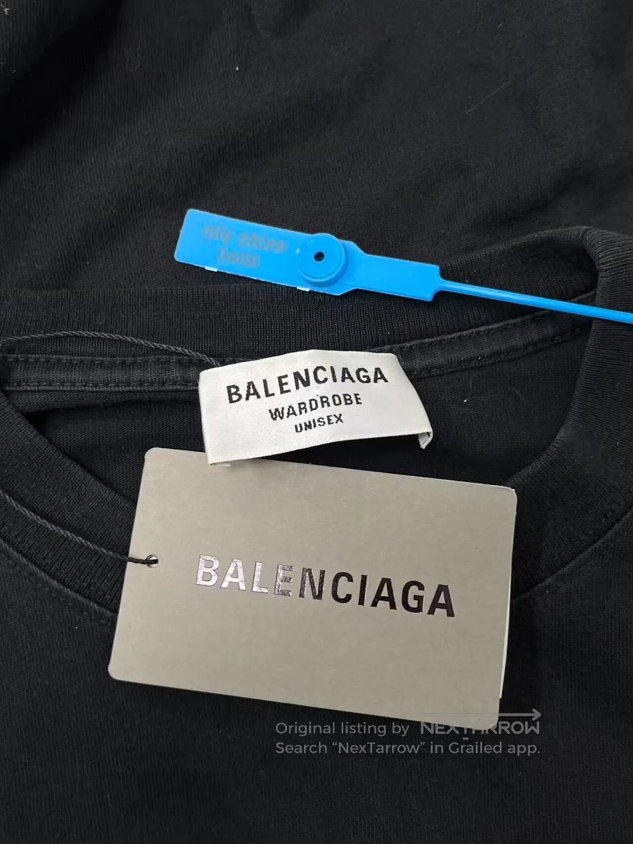 Balenciaga Balenciaga Black Logo Loose Fit T. Size XS / US 0-2 / IT 36-38 - 5 Thumbnail